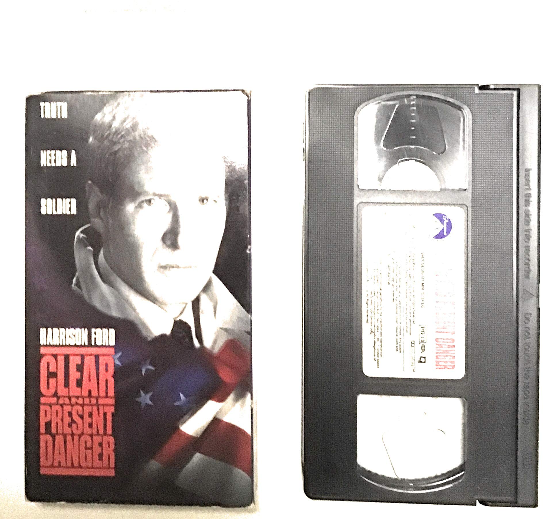 Pelicula en cinta de video VHS Clear & Present Danger importacion de USA