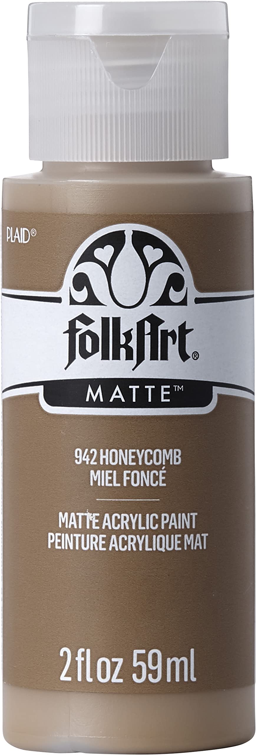 FolkArtAcrylic Paint in Assorted Colors (2 oz), 942, Honeycomb