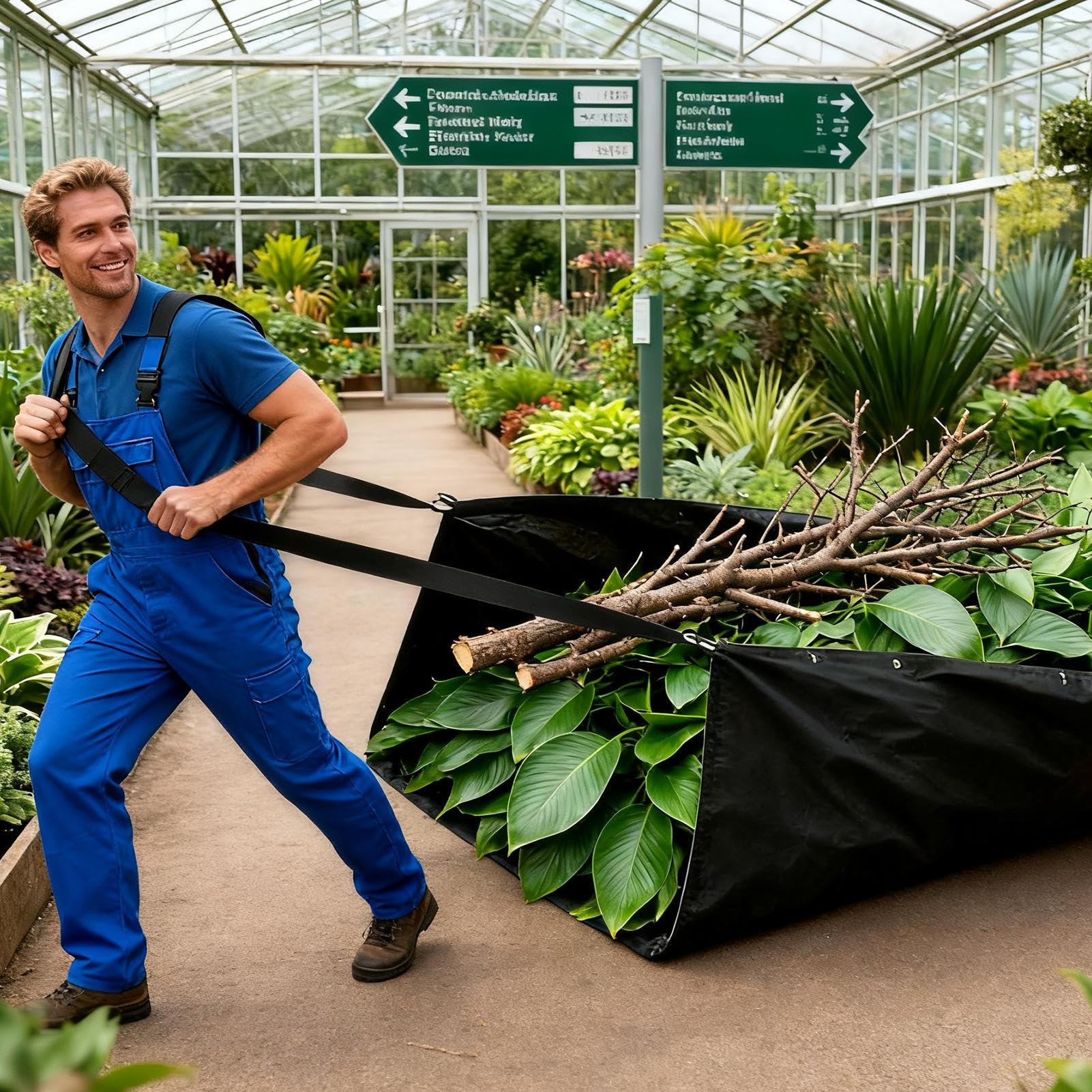 Sacs Réutilisables Pour Les Déchets De Jardin 45 kg Réutilisable pour