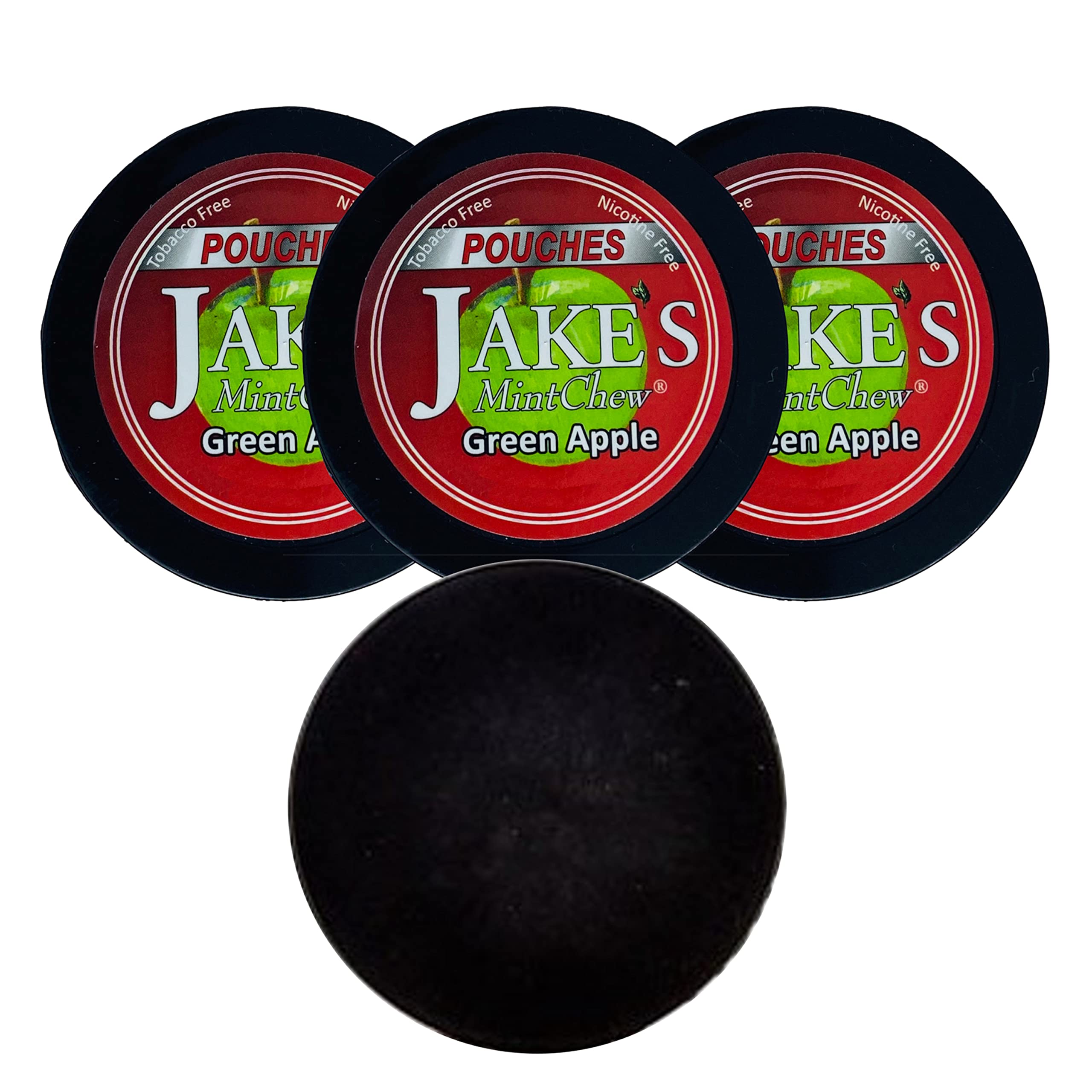 Amazon.com: Jake's Mint Chew Green Apple Pouch 3 Cans with DC Crafts Nation  Skin Can Cover