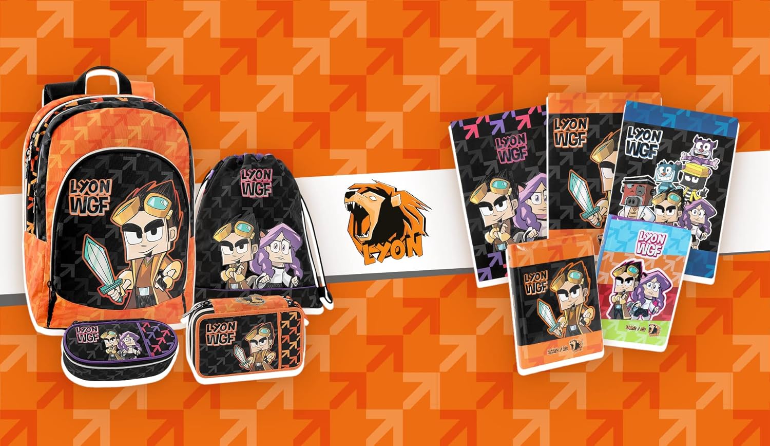 LYON GAMER AND ANNA EMPTY ORGANIZED OVAL CASE + FREE LYON RUBBER