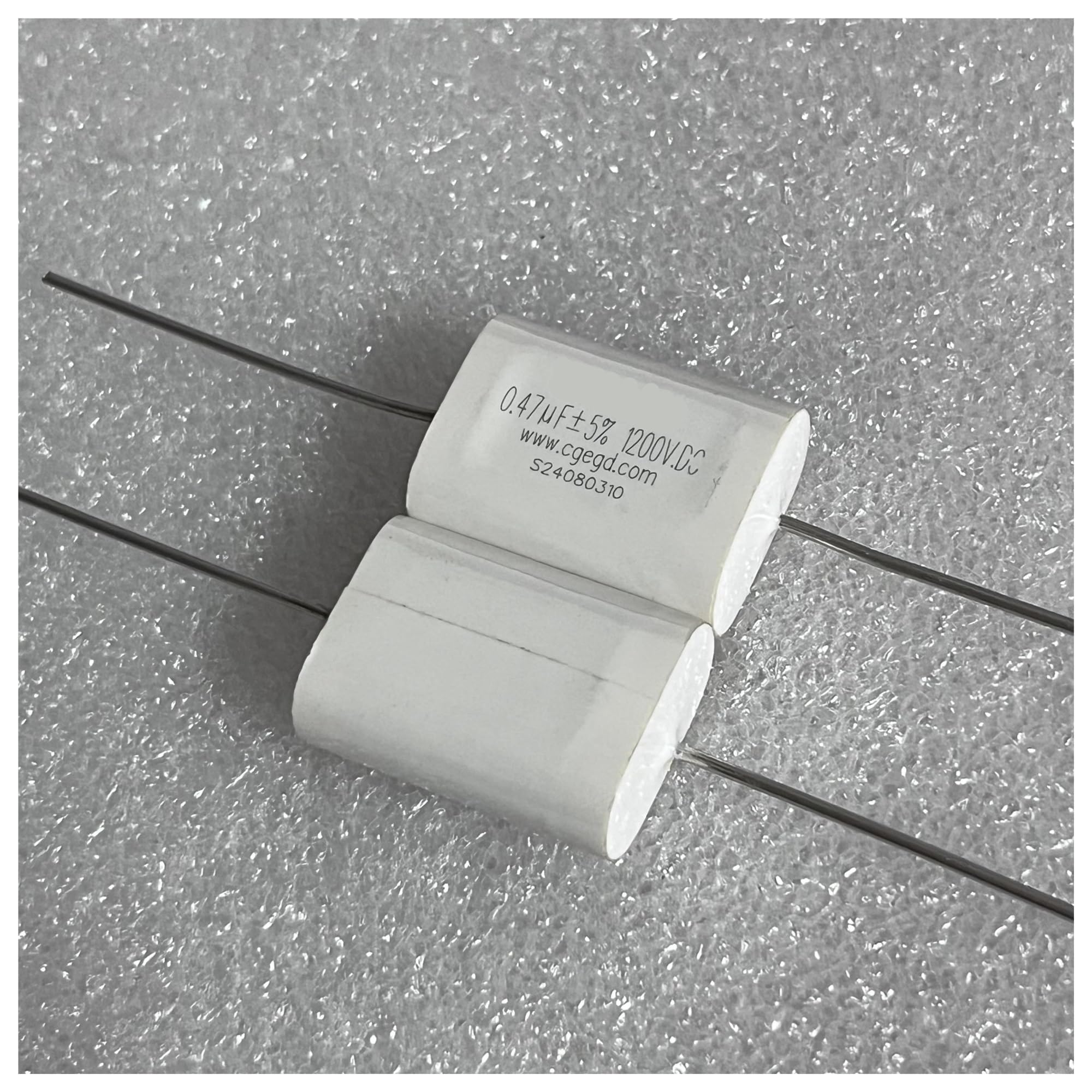 LEOTNNDQ 1pcs M K P Series 0.47UF 1200V DC Copper Foot Protection Film Capacitors