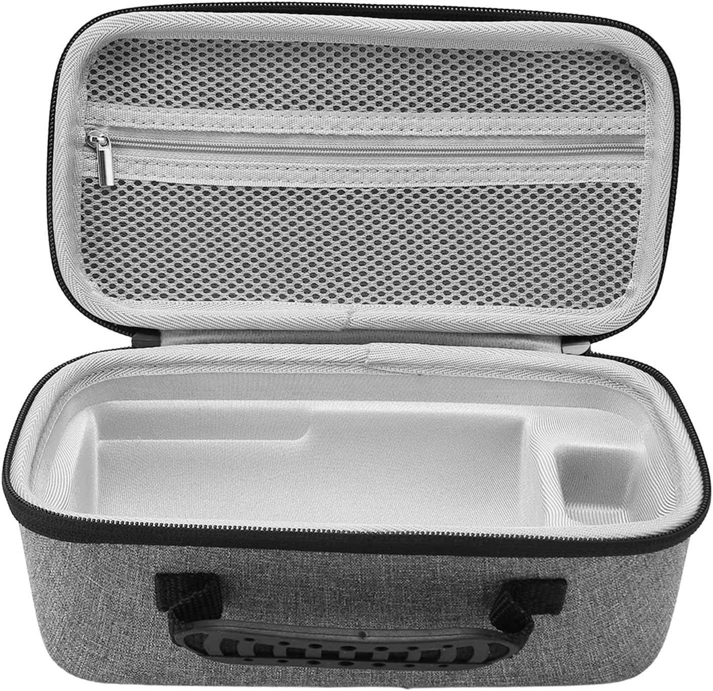 Portable Carrying Case for for Samsung The Freestyle for Nebula Capsule 3 Laser Projector, Hard Travel Storage Carrying Handbag, Shakeproof Case for Projector and Accessories, Gray