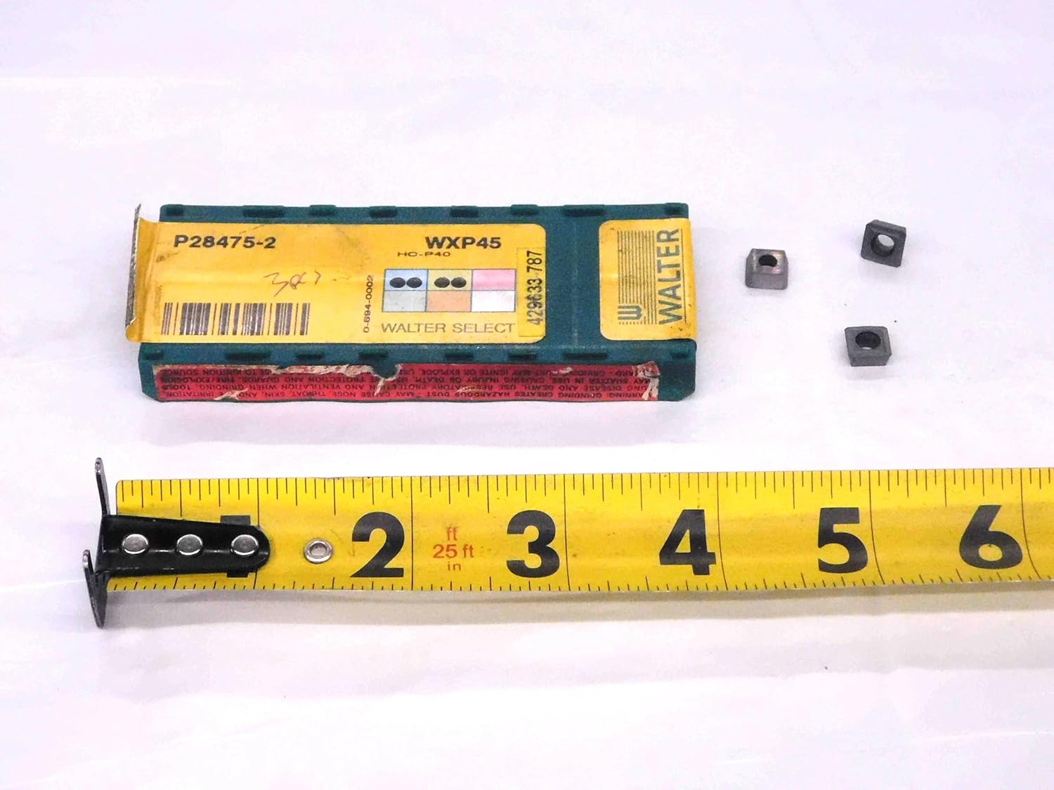 3pcs New Walter P28475-2 WXP45 Carbide Drilling Inserts INDEXABLE Tooling CNC - MW2140CT4