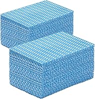 Vista 10 de Toallas de Limpieza Reutilizables, Toalla Práctica Multiusos, Toallitas Húmedas Reutilizables Azules, Toallitas de Cocina Desechables Secas, Toallas