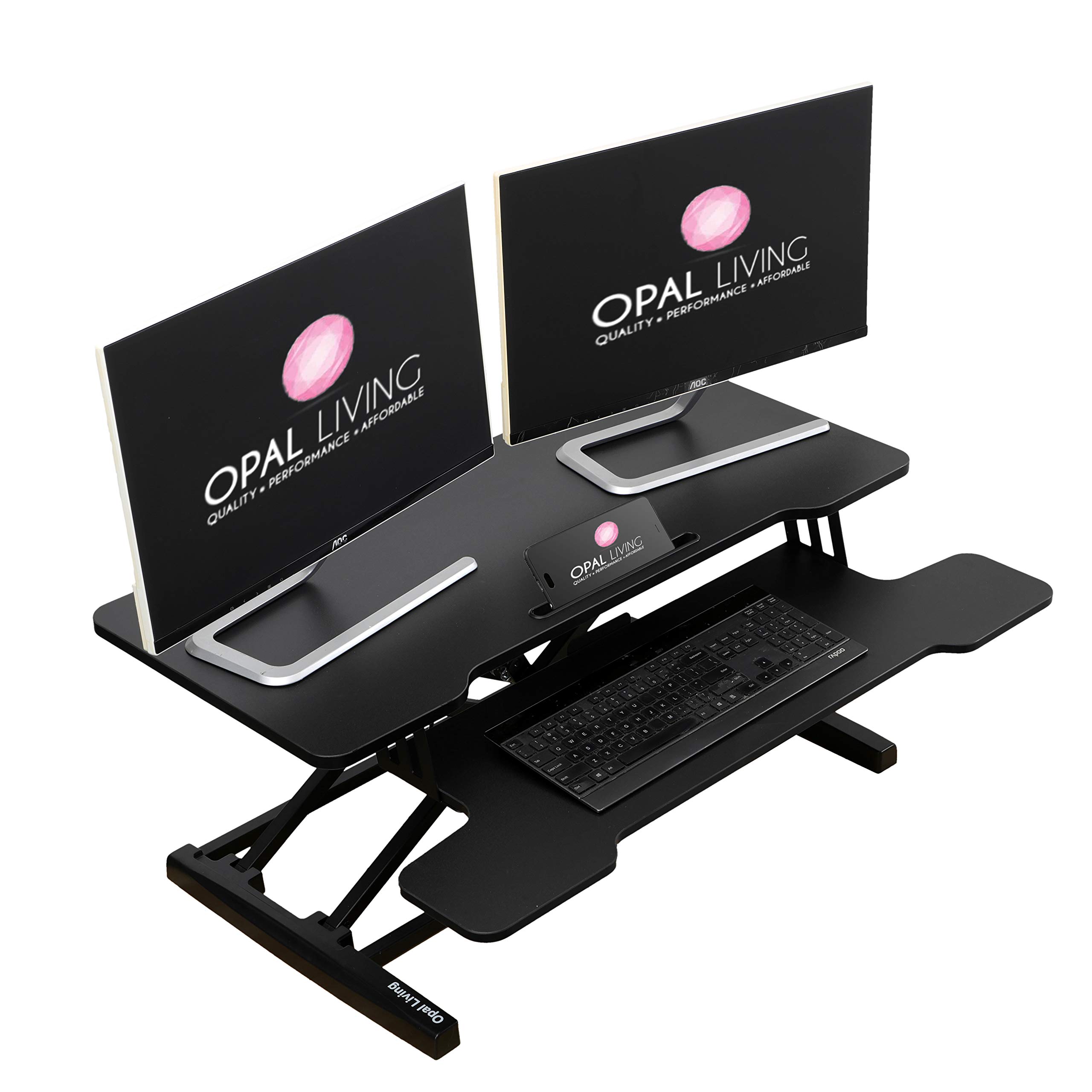 Buy Adjustable Desk Stand Up Desk 32 inch Monitor Mount Computer