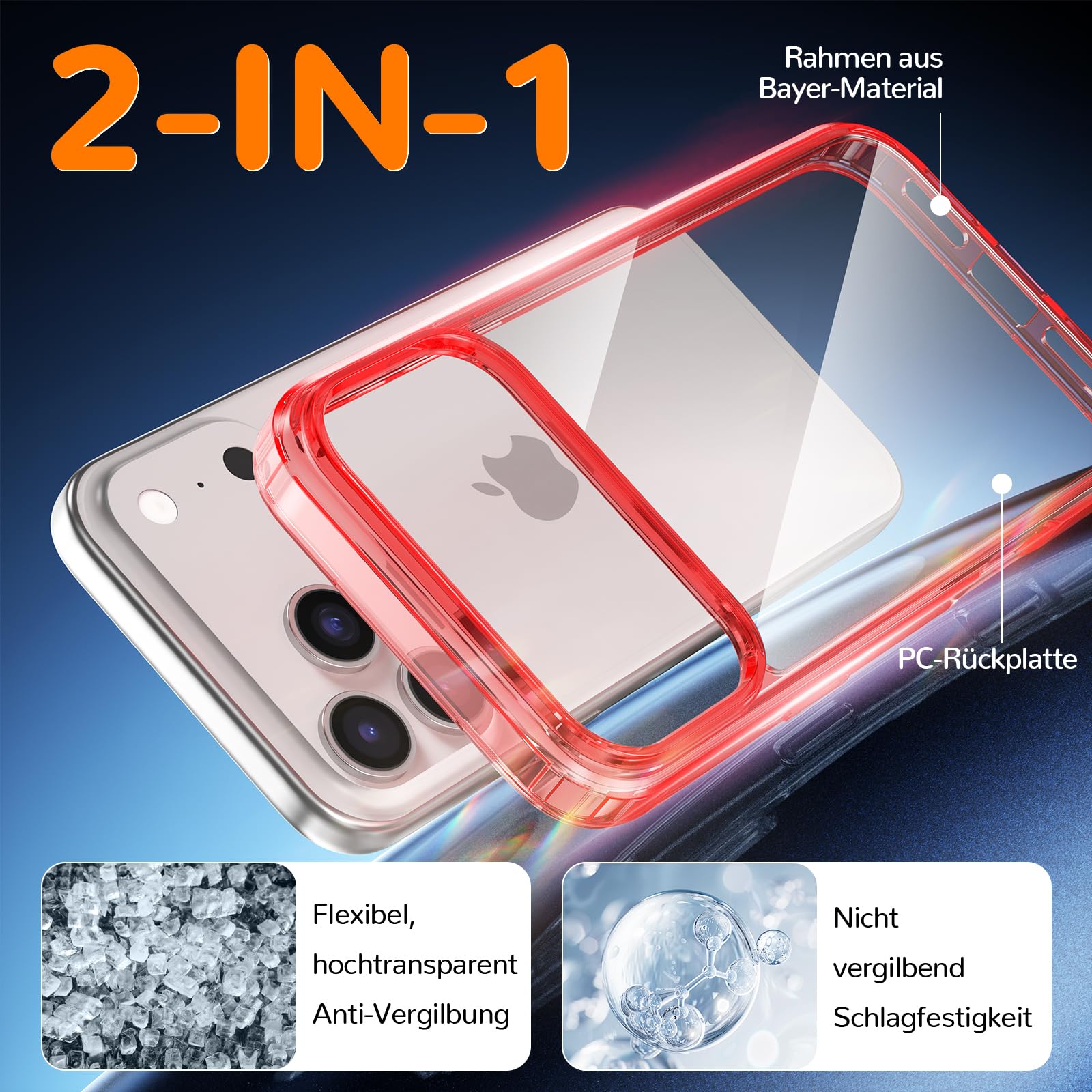 Clear Case for iPhone 15, Ultra Thin, Shockproof TPU Cover, Anti-Yellowing, Crystal Clear, Phone Case for Apple iPhone 15 - Clear — view 392