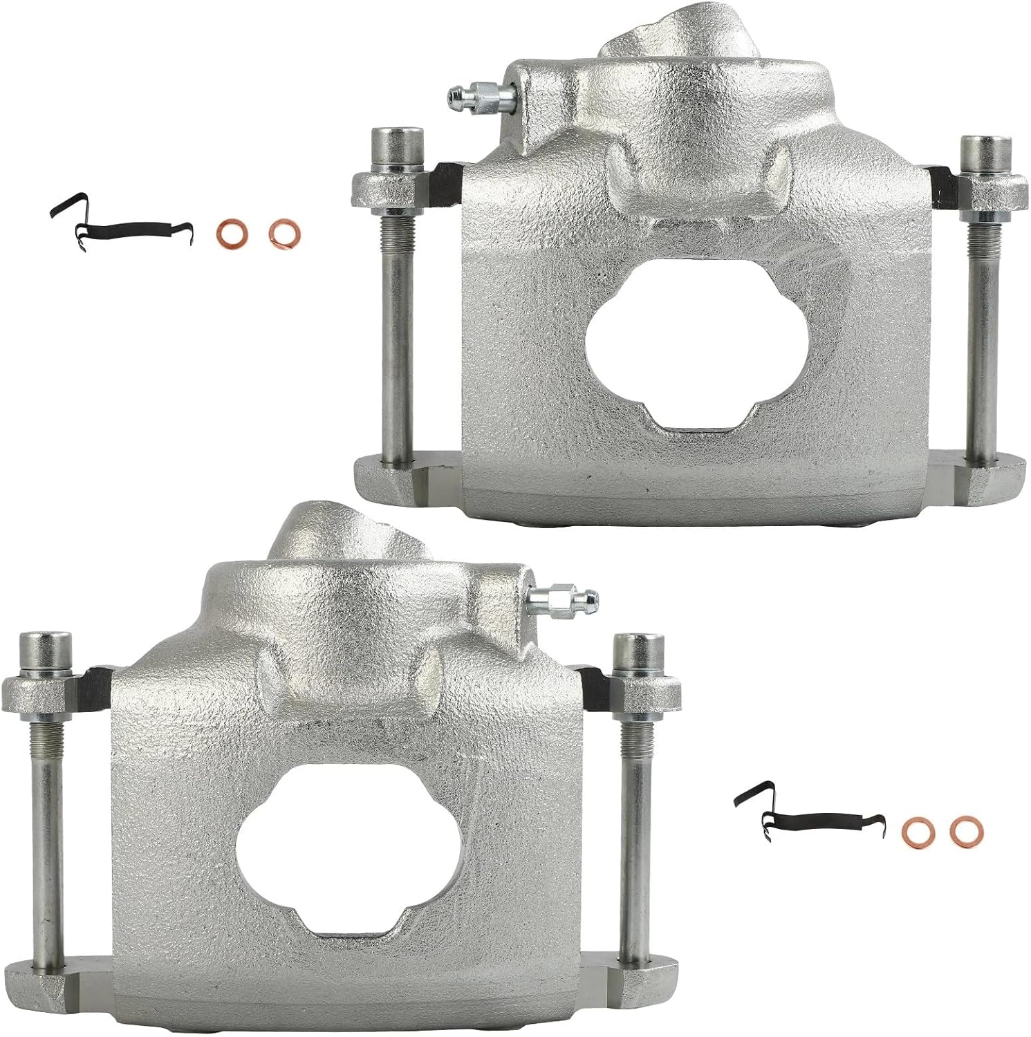 184036;184035 Front Brake Caliper Assembly for Chevrolet Bel Air 1973 1974 1975 7.4L V8, for C10 C20 G10 1975 1976 1977 1978 4.1L l6, for Chevrolet G20 1976 7.4L V8, for Blazer 1972 1973 1974 5.7L V8