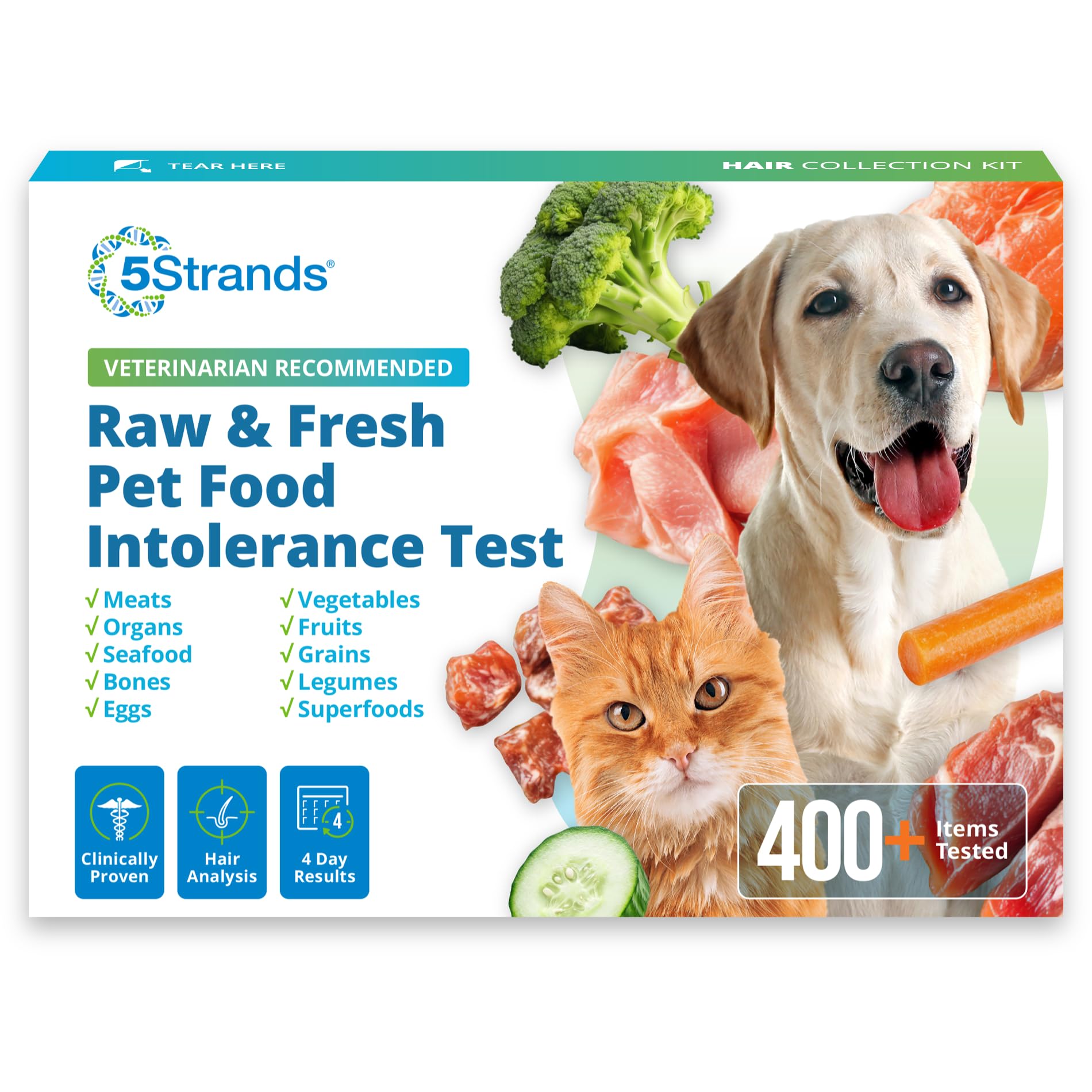 5Strands Raw & Fresh Pet Food Intolerance Test