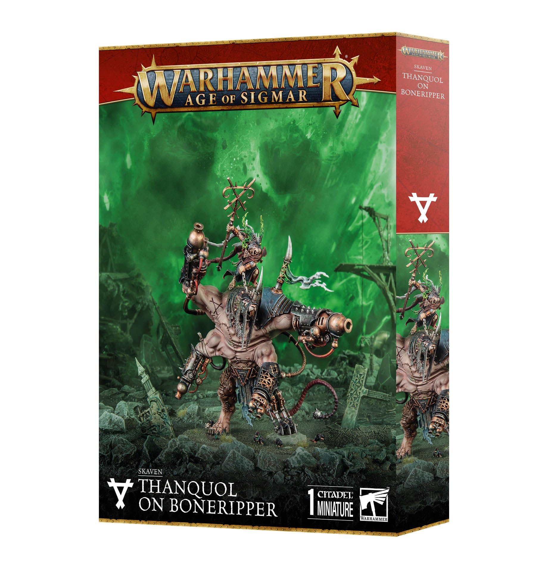 Games Workshop - Warhammer - Age of Sigmar - Skaven: Thanquol on Boneripper