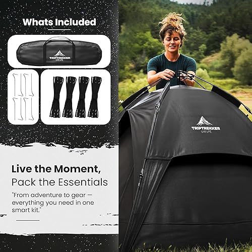 Miniatura 6 de Tienda de campaña para 3-4 personas  Tienda desplegable y tienda de campaña totalmente impermeable  Tienda de campaña para mochileros con pantalla