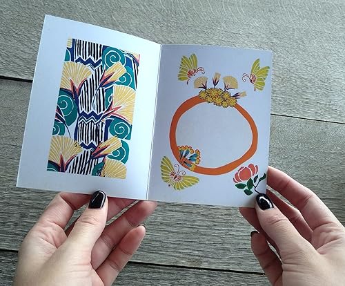 Miniatura 5 de PIXILUV ANTIGUOS PATRONES FLORALES  12 Tarjetas de agradecimiento con sobres  Postales vintage e ilustraciones de libros botánicos Reimpresión