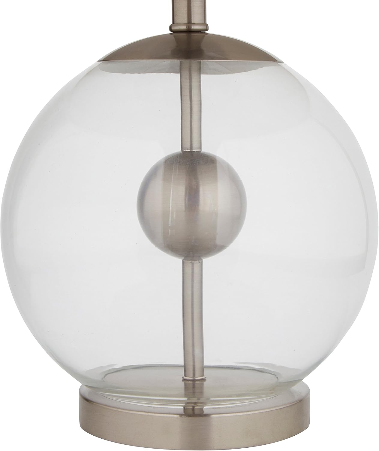 Flаѕh Dеаlѕ - 70% оƒƒ Amazon Brand – Stone & Beam Pearl Modern Glass Orb Living RoomTable Lamp With Bulb And Linen Shade - 19.5 x 11.5 x 11.5 Inches, Silver Gеt Sресіаl Prісе Amazon Brand – Stone & Beam Pearl Modern Glass Orb Living RoomTable Lamp With Bulb And Linen Shade - 19.5 x 11.5 x 11.5 Inches, Silver