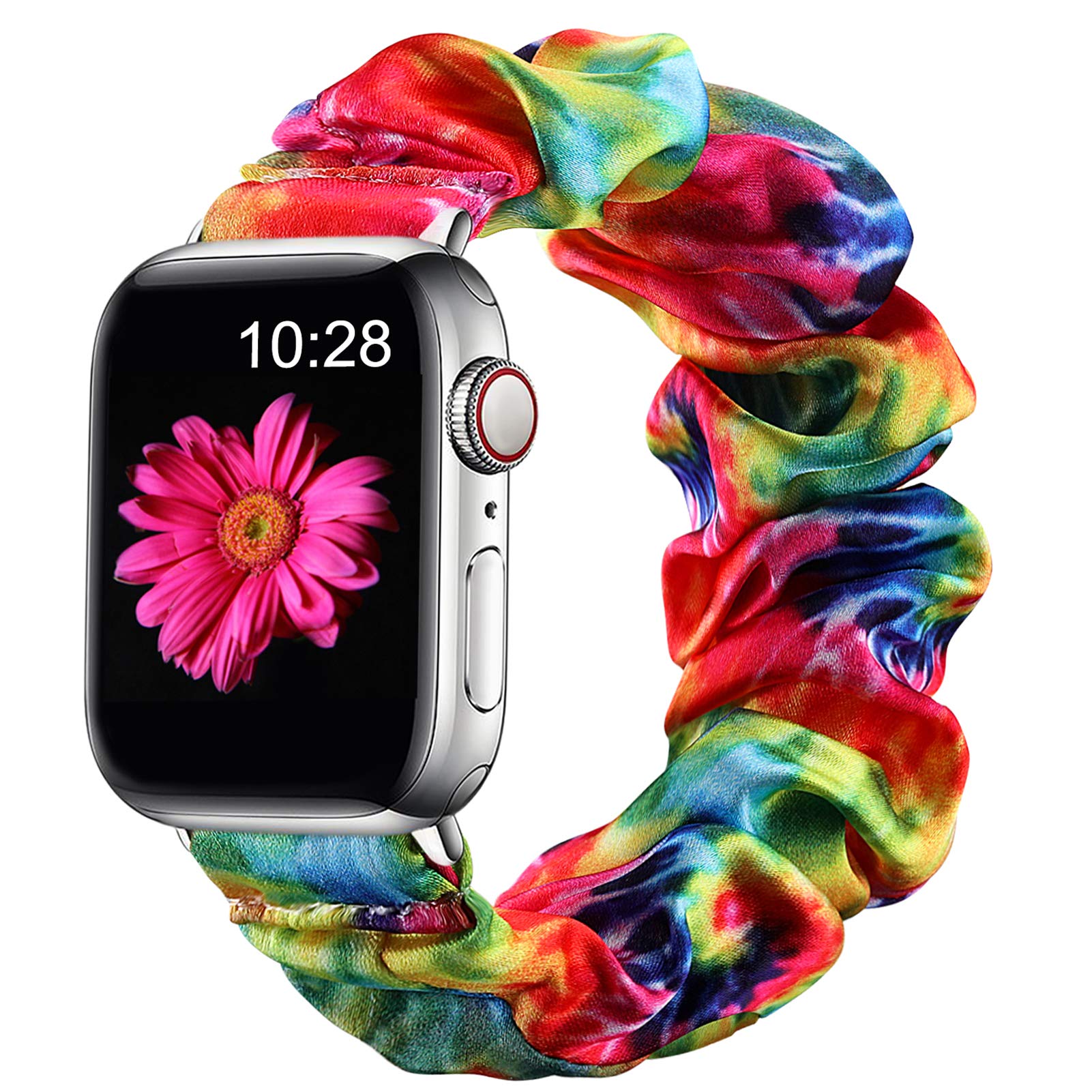 Easuny Scrunchie Bands Compatible With Apple Watch Se Series