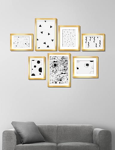 Miniatura 6 de Annecy Marcos de fotos de 16 x 20 pulgadas (1 unidad, dorado), marco de fotos de diseño simple, para fotos de 16 x 20 pulgadas para montaje en