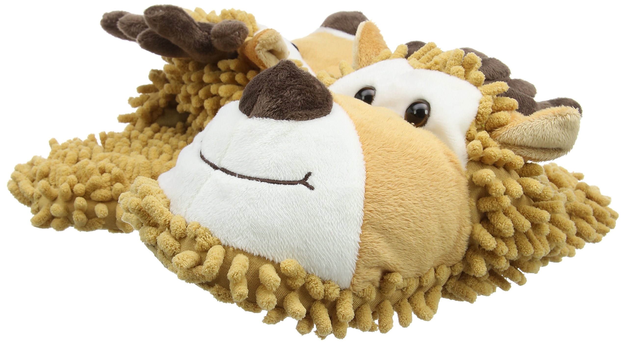 Aroma Home Shoes Women S Reindeer Fuzzy Open Back Slippers