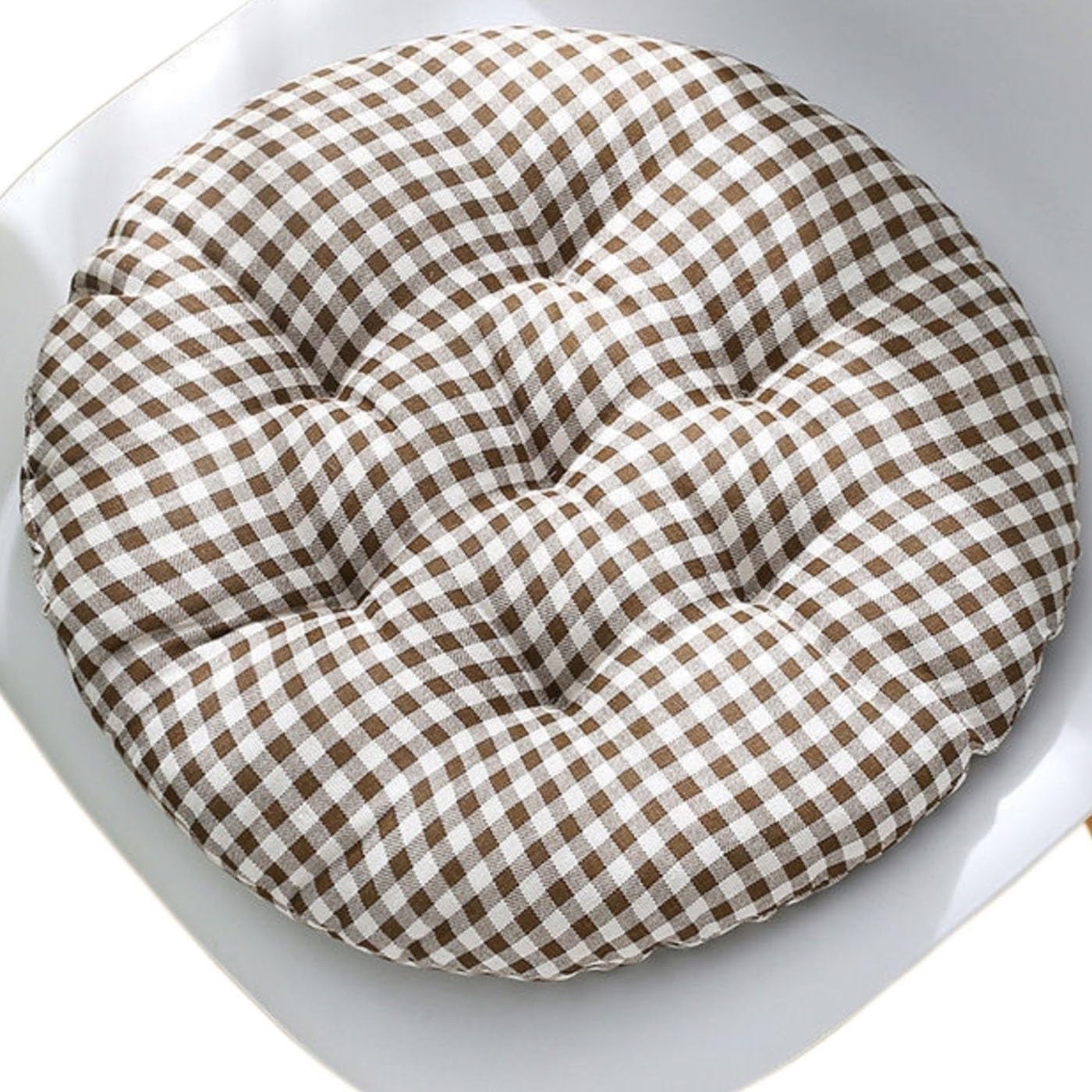 Zzdzw Color 26 Round Chair Cushion Dia 35 40 45 50 Cm Circular Chair Pad Outdoor Indoor Seat Cushion For Seat Is Very Soft Butt Pad For Kitchen Stool Cushions For Chairs Decoration(,40X40 Cm)
