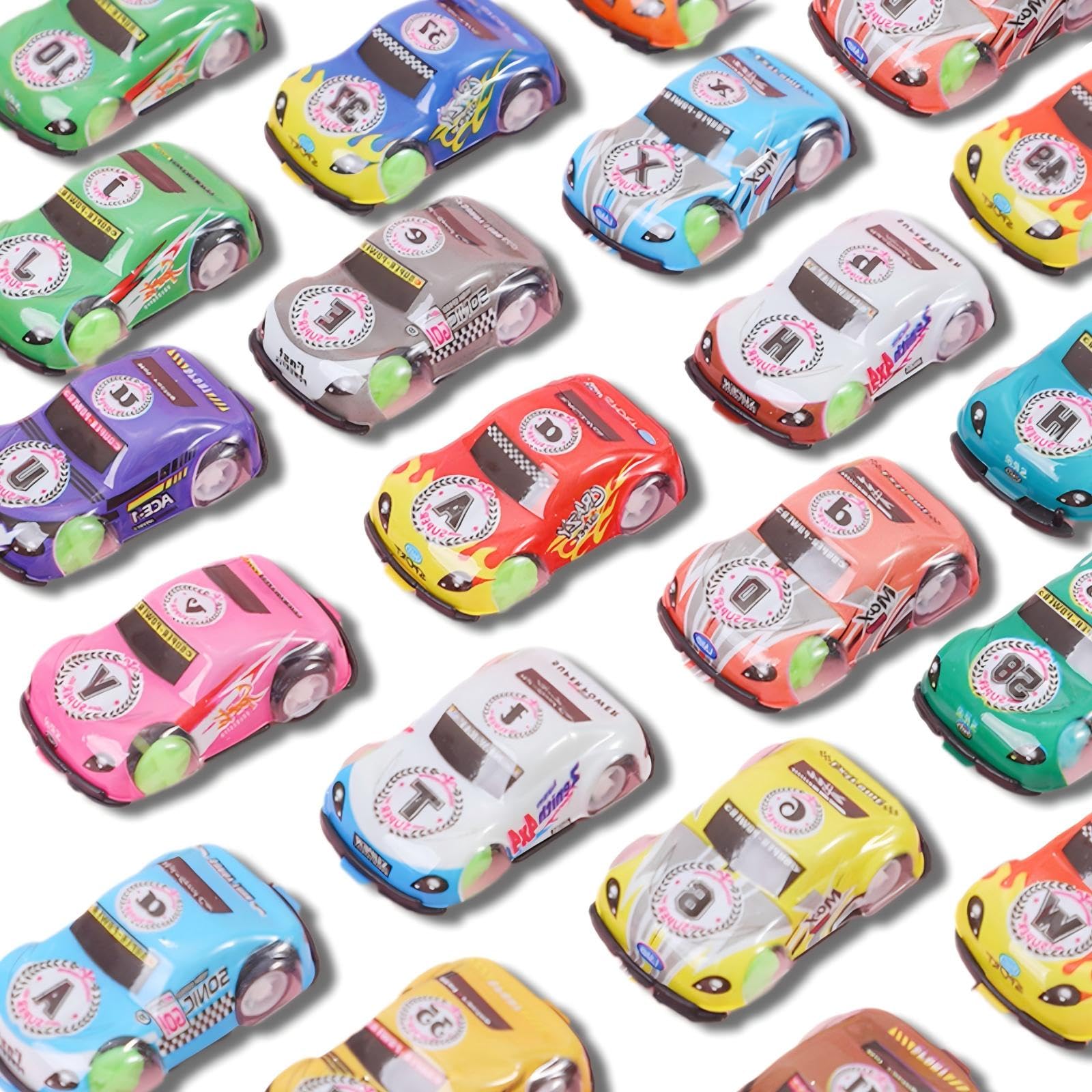 HXLJHALG 12Pcs Pull Back Go Cars for Kids,Mini Vehicles Toy Bulk Party Favor Cars Toys,Classroom Treasure Box, Goodie Bag Stuffers