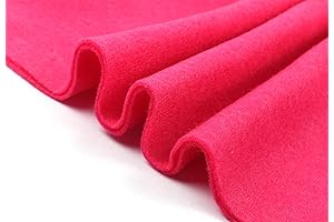 YYCRAFT Hot Pink Felt Sheets by Yard DIY Fabric