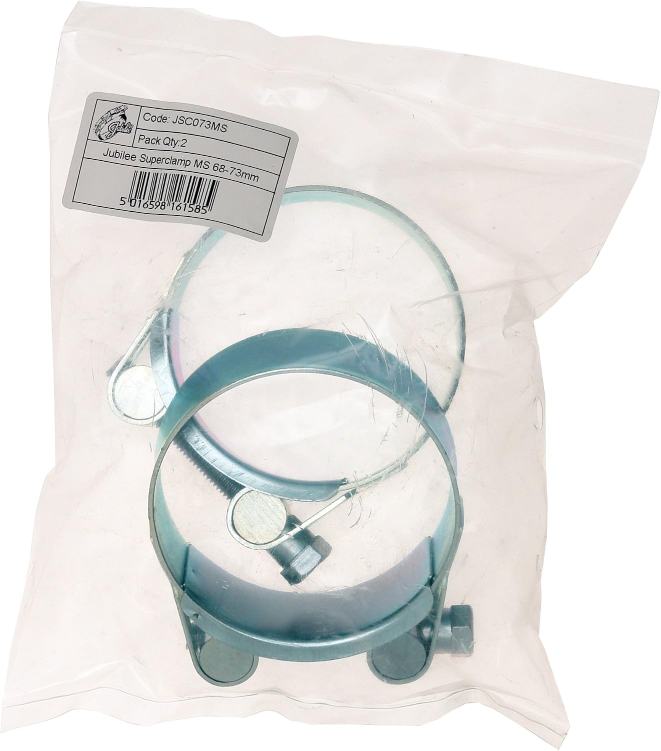 Jubilee JSC073MSP Super Clamp M/S 68-73mm (Pack of 2)
