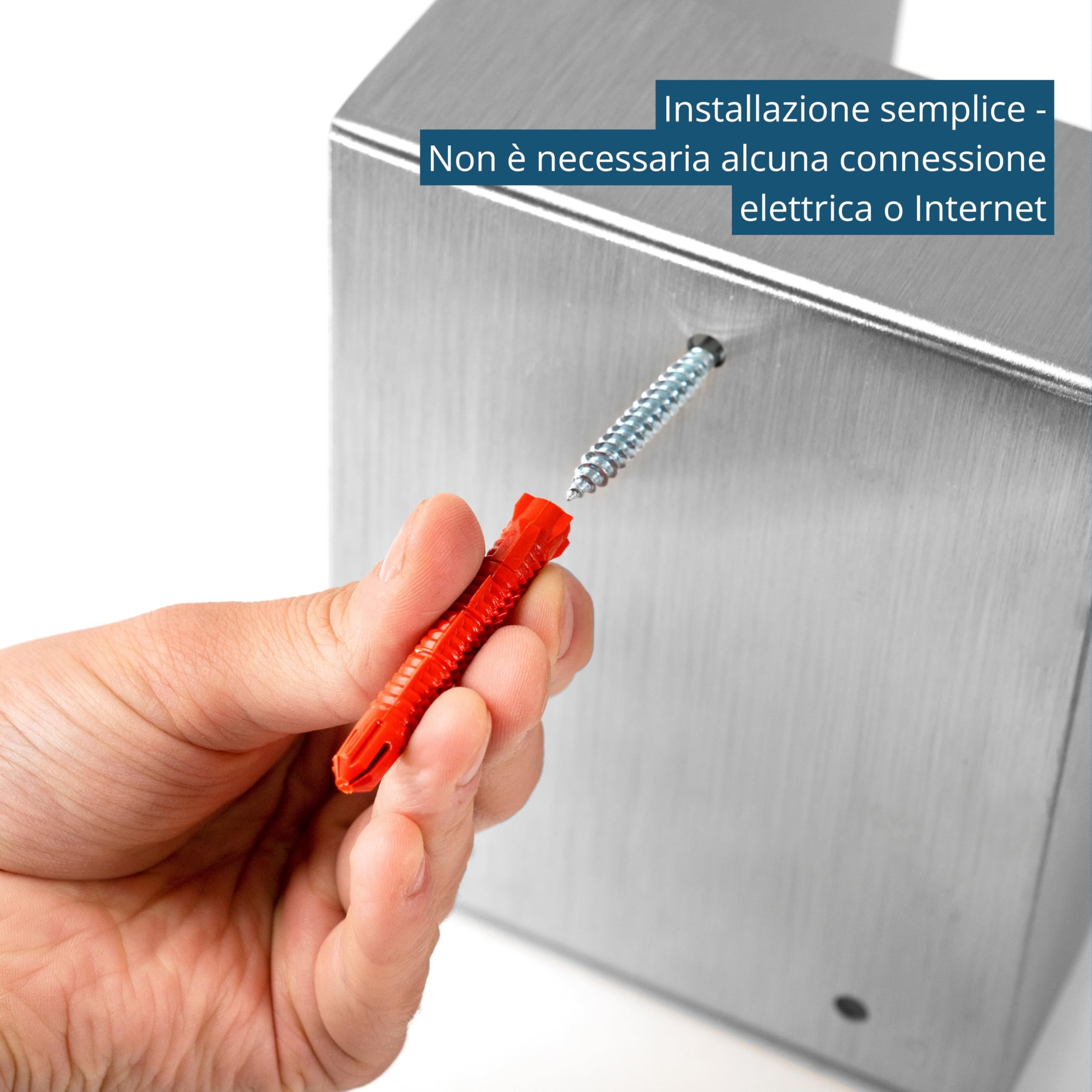 masunt cassaforte per chiavi 1120 E Code | Innovativa assegnazione online del codice a distanza | cassaforte elettronica per chiavi in acciaio inox V2A massiccio | antieffrazione