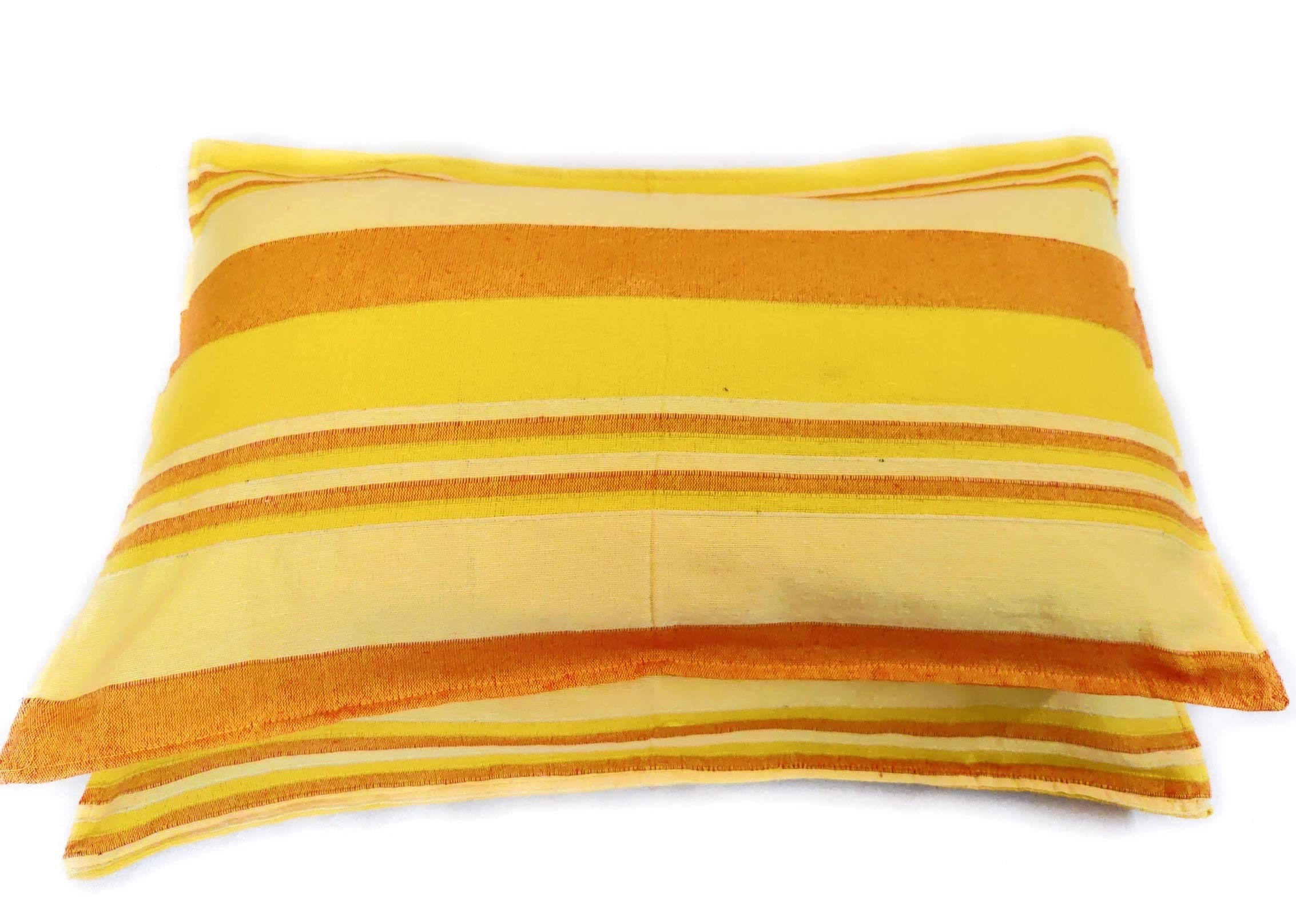 RANGBHAR Handloom Pillow Covers - Set of 2 -7
