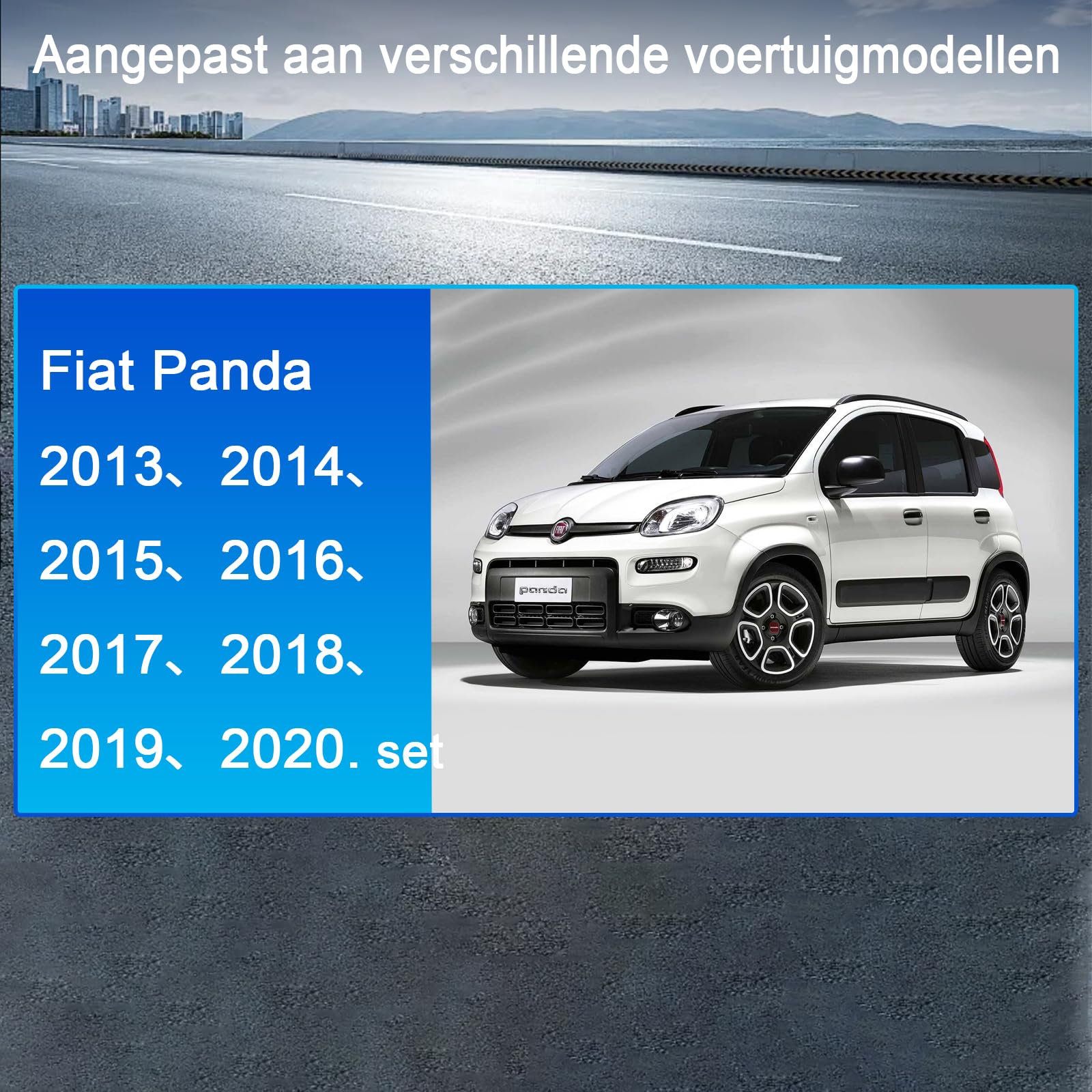 [Alta Potenza] Liulbobu Autoradio per FIAT Panda 2013 2014 2015 2016 2017 2018 2019 2020 con 7" Touchscreen Autoradio Wireless Carplay & Android Auto,Bluetooth Mirror Link/RDS AM/FM/USB/DSP