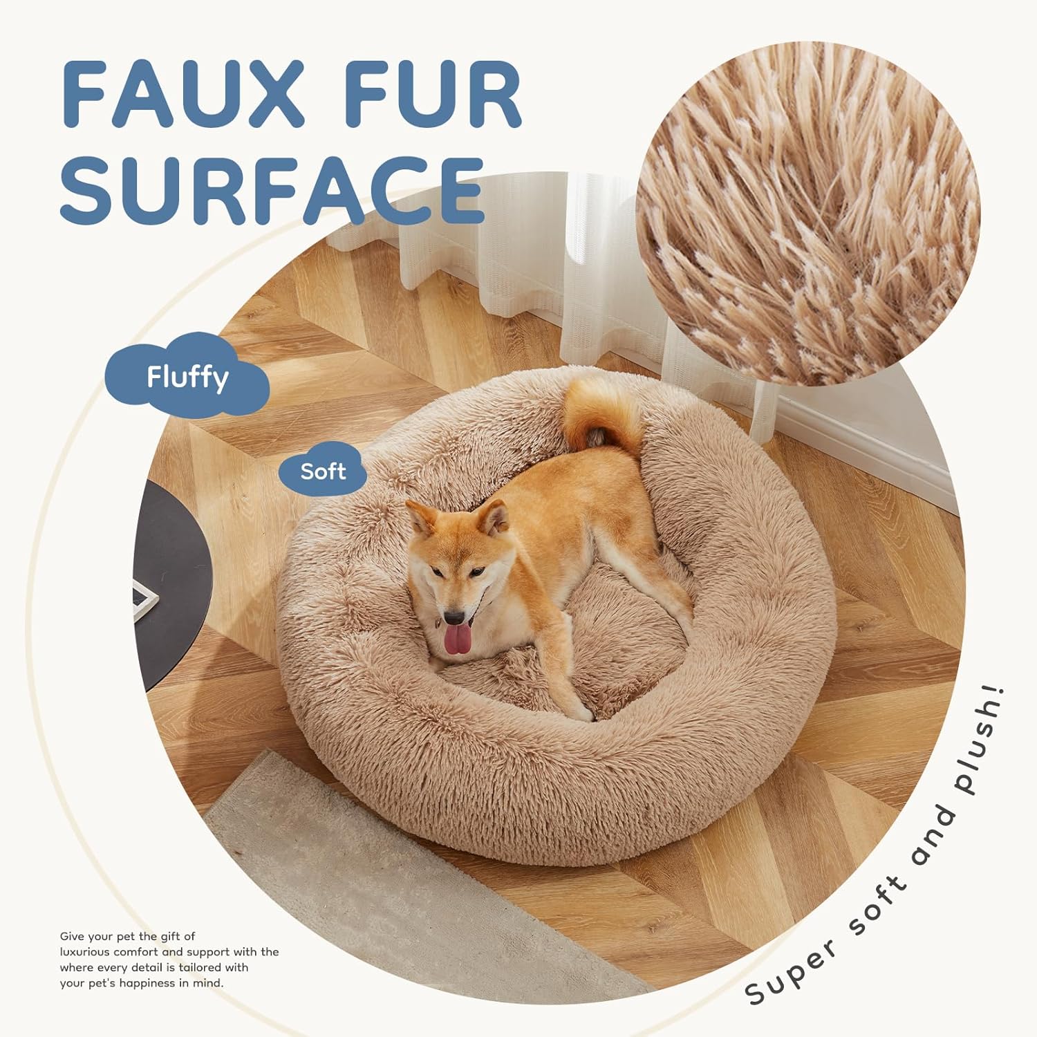 Ultimate Comfort: DUMOS Calming Donut Dog Bed Review