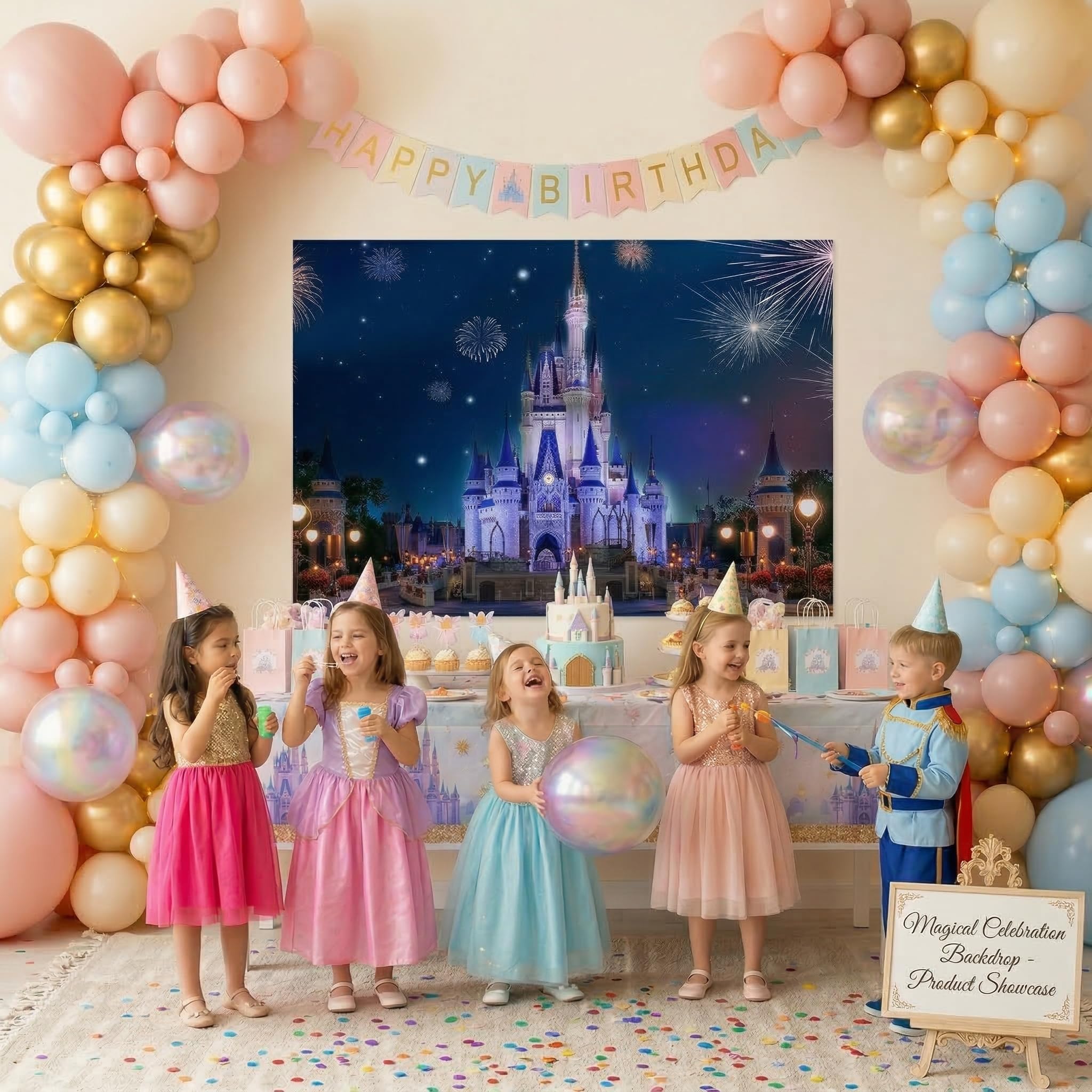 Amazon.com : KUKUSOUL 10x8ft Castle Backdrop Grand Castle