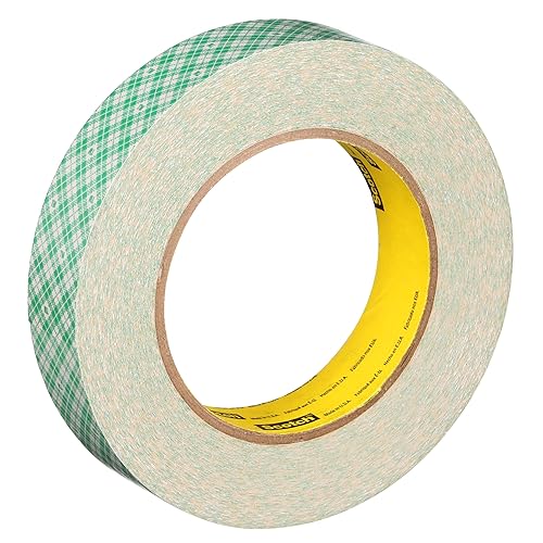 3M Cinta de Papel Doble Recubierto 410M, Natural, 1 in x 36 yardas, 6 mil
