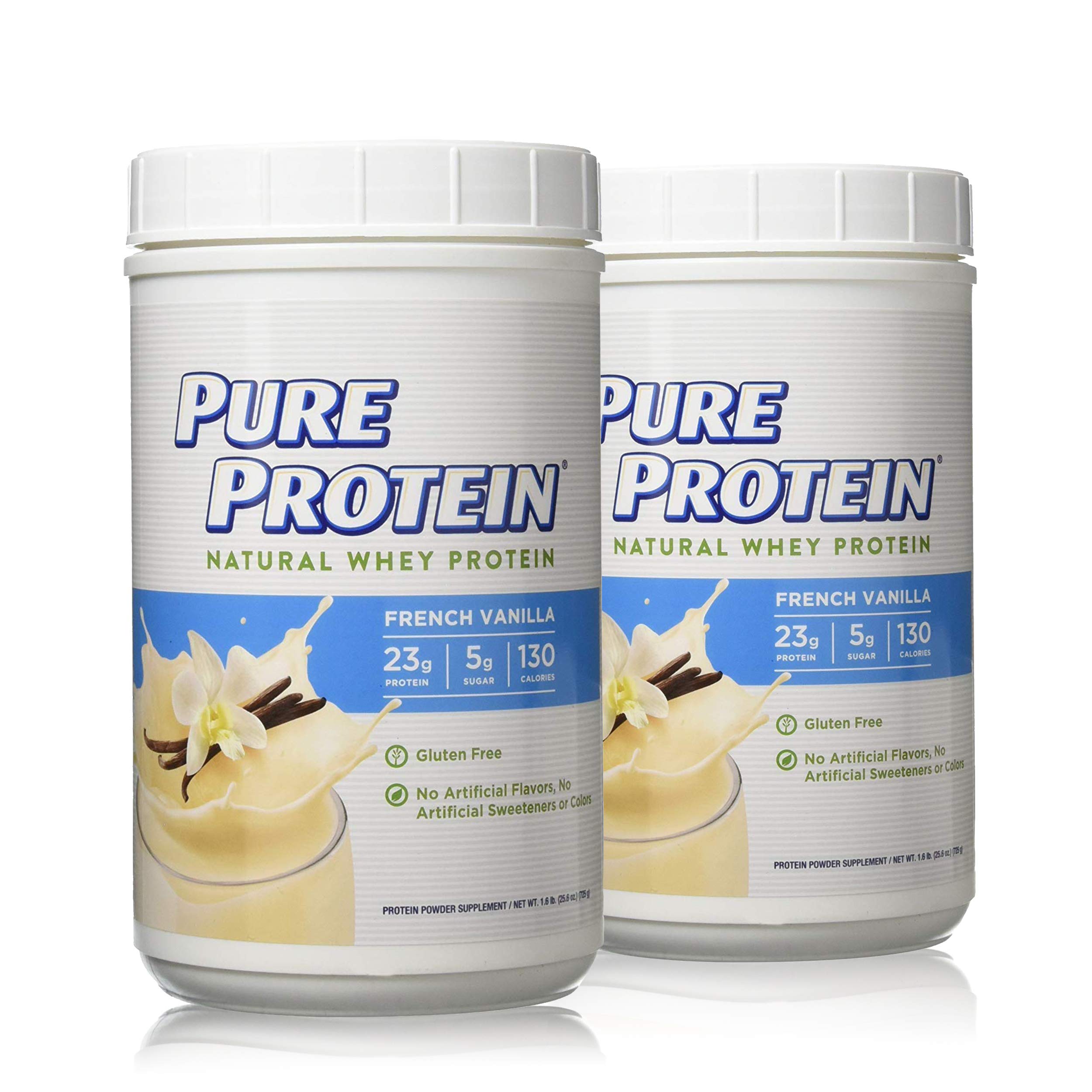 Natural Whey Protein Powder By Pure Protein Gluten Free French Vanilla 1 6lbs 2 Pack Buy Online In Aruba At Aruba Desertcart Com Productid 163135519