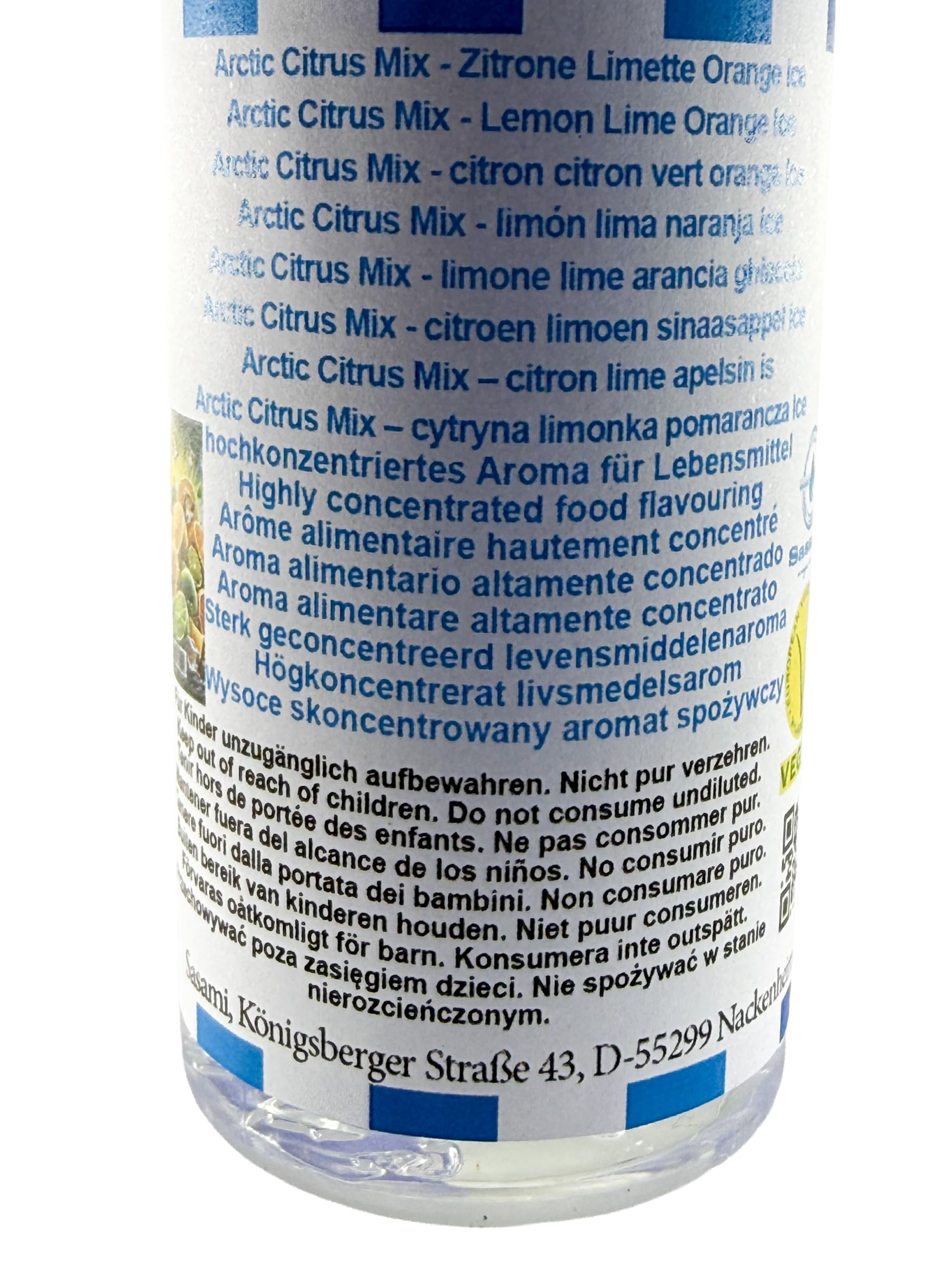 Arctic Citrus Mix - Zitrone Limette Orange Ice Aroma Konzentrat - Vegan - Sasami - 100ml