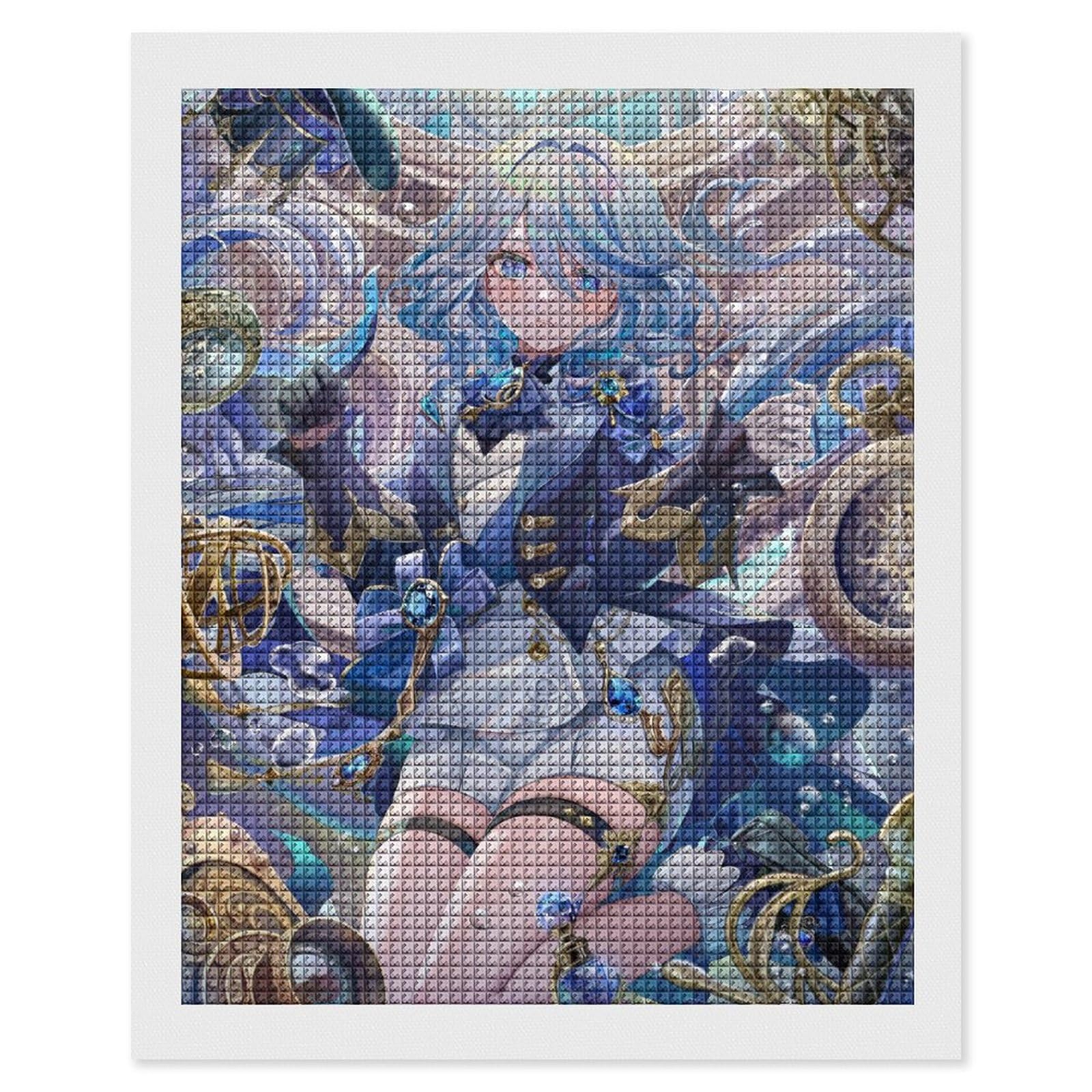 ダイヤモンドアート　原神 Amazon.co.jp: ダイヤモンドアート 原神 Genshin Impact フリーナ 綺麗