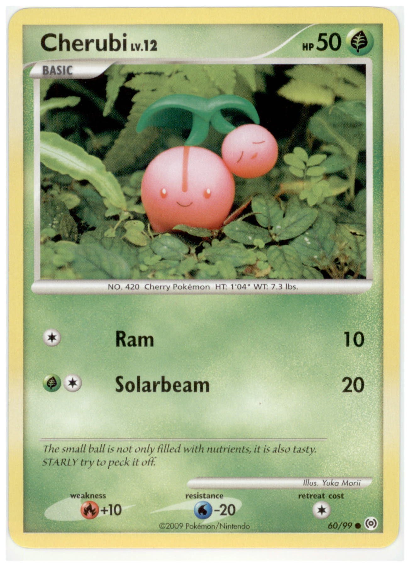 Pokemon - Cherubi (60) - Arceus - Reverse Holofoil : Buy Online at Best  Price in KSA