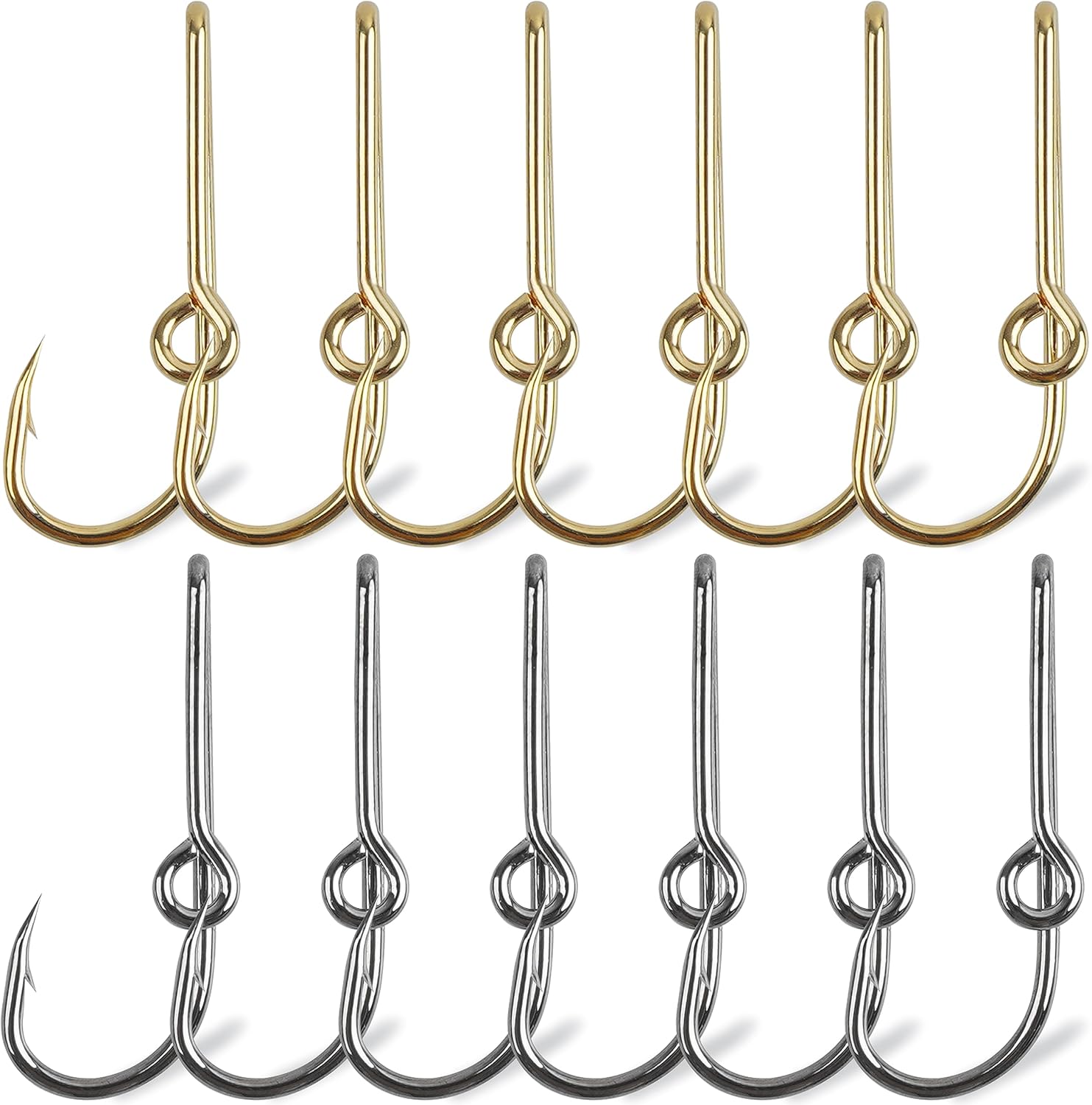 Fish Hook Hat Clip Fishing Hook Hat Pins,16pcs/Box Fish