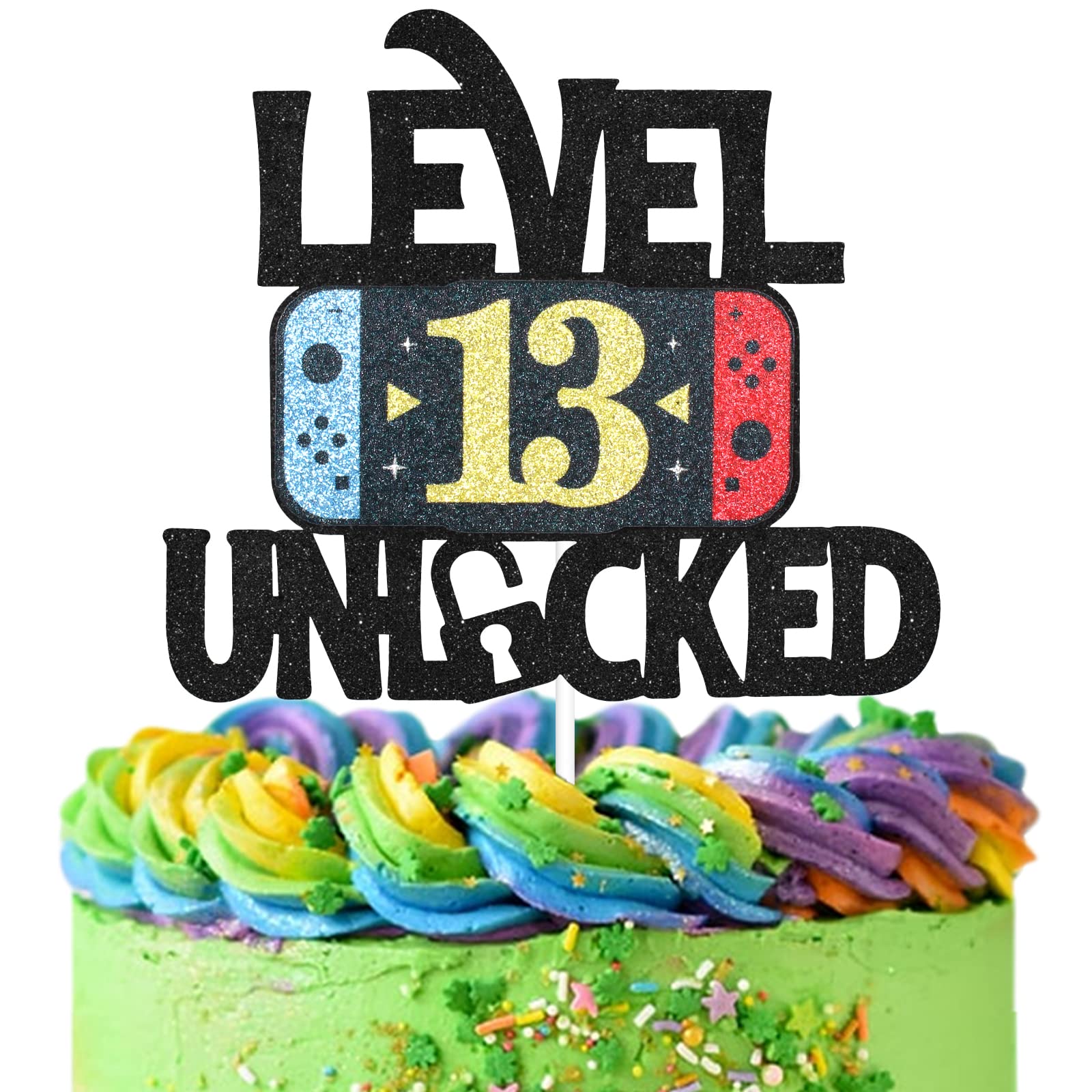Buy Level 13 Game Birthday Cake Topper Video Game Boy's 13th Birthday