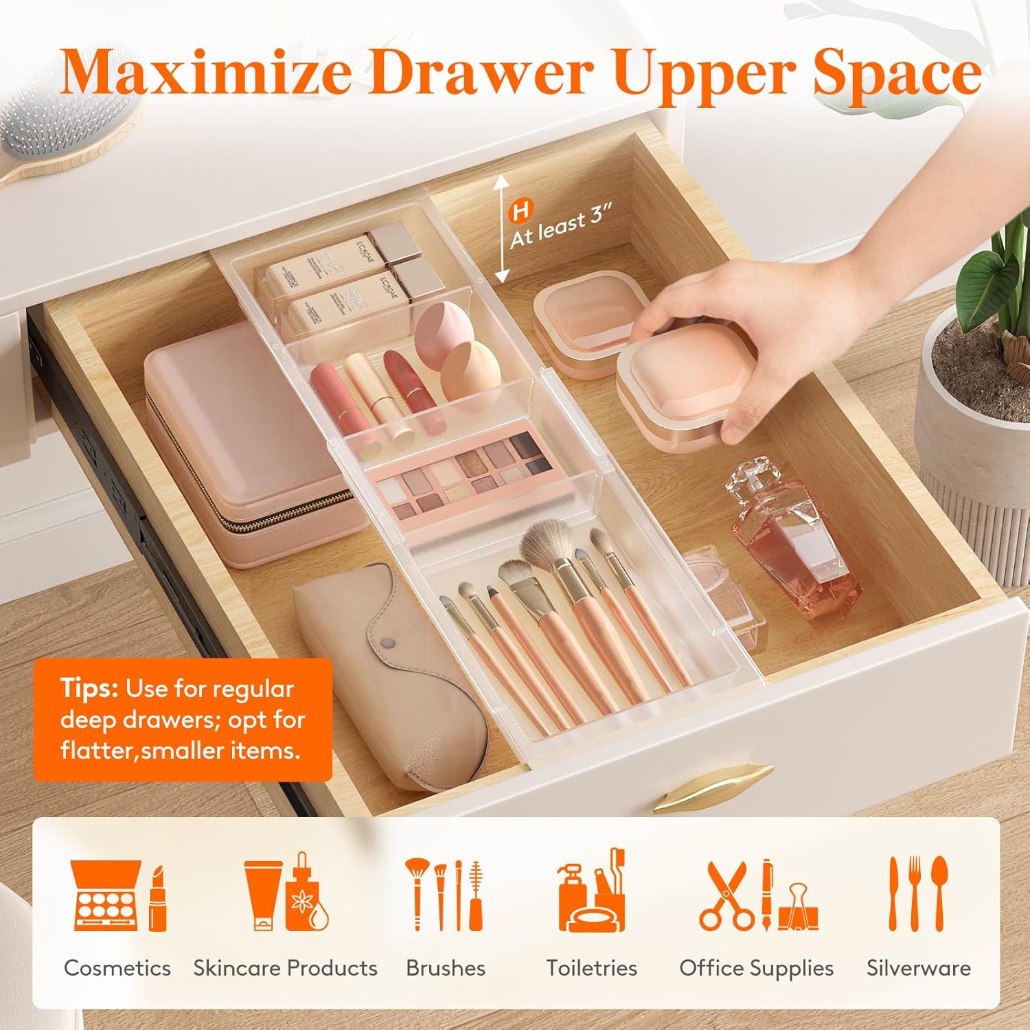 Maximize Your Space: The Lifewit Sliding Makeup Drawer Organizer Review