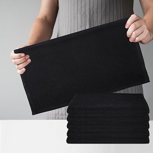 Miniatura 7 de 20 x 30 pulgadas, paquete de 6 juegos de toallas de cocina y paños de cocina de primera calidad, paños de cocina de algodón para cocina, paños de