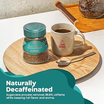 Juan Valdez Decaffeinated Freeze Dried Coffee 3.5 OZ - Premium Colombian Coffee (Pack of 2)