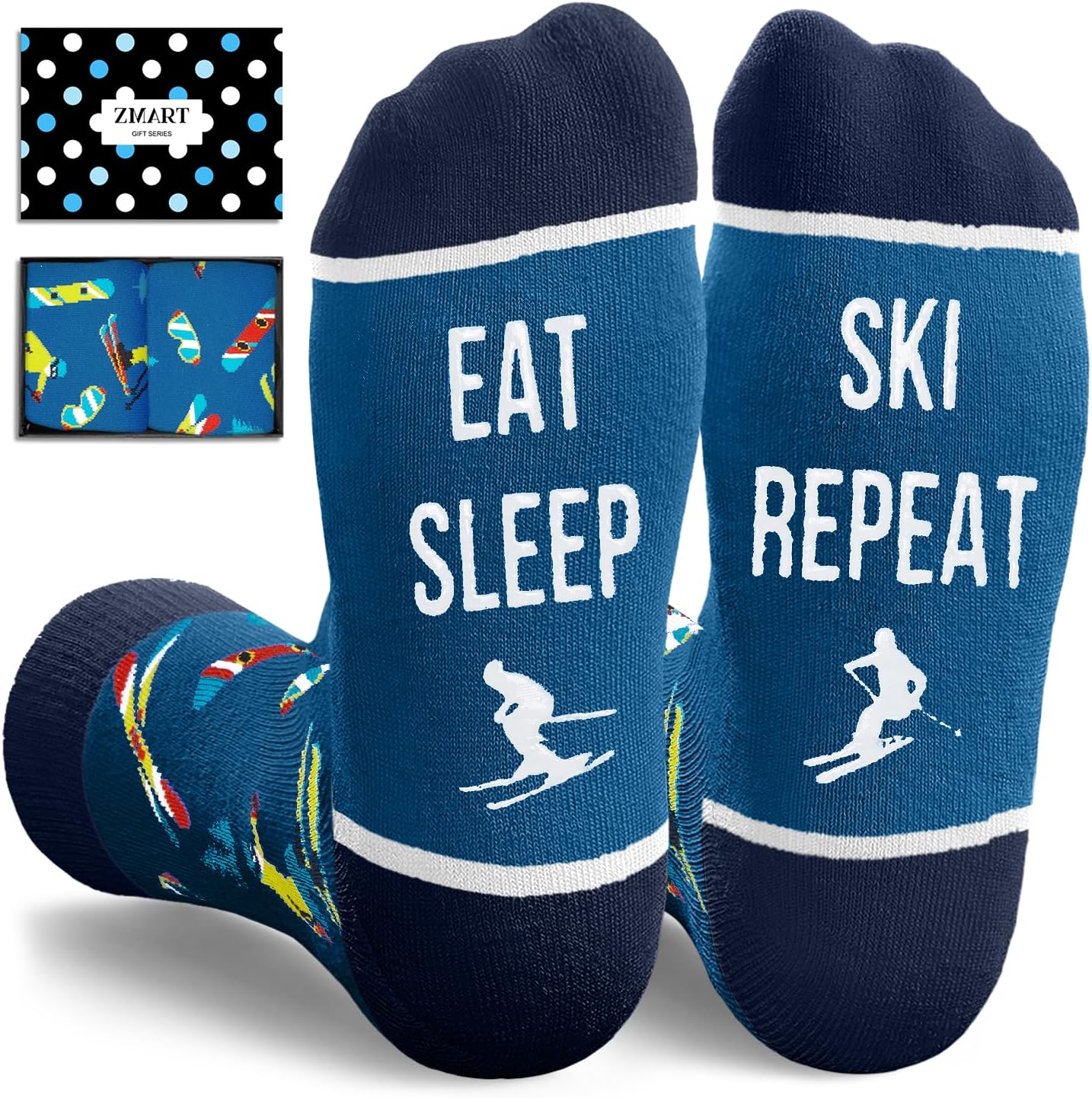 Zmart Unique Gifts For Sports Lovers - Camping Skiing Lifting Socks