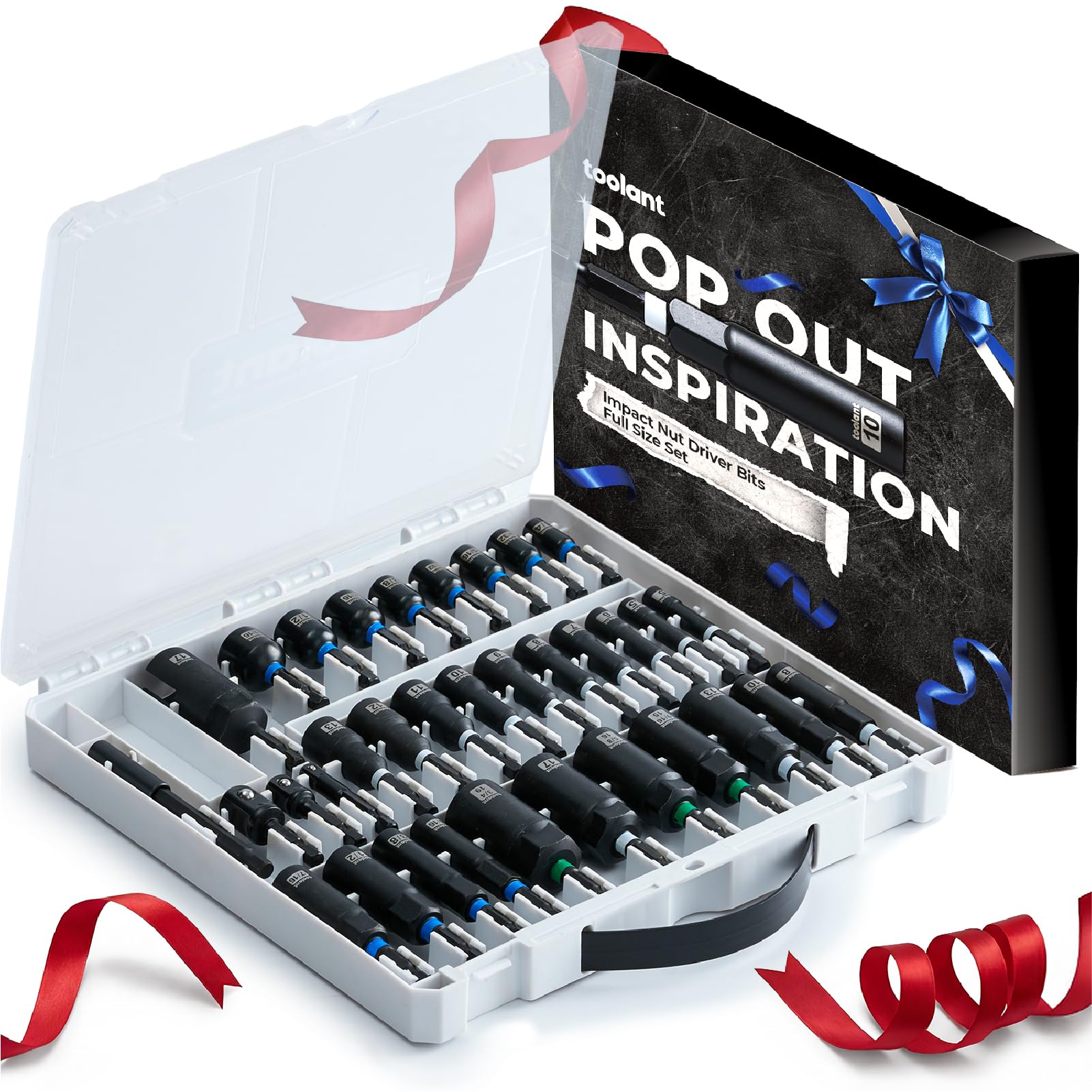 toolant Nut Driver Set, Metric &amp; SAE, 34-Piece