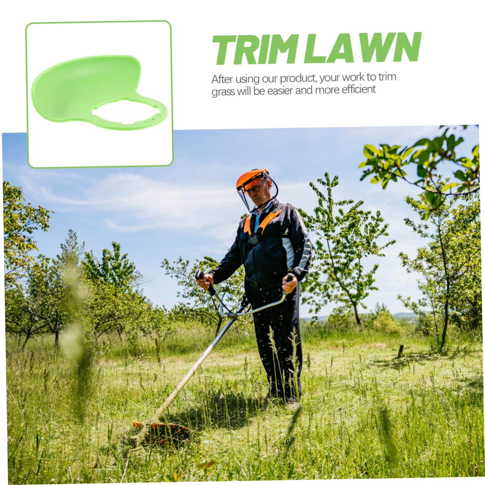 Gogogmee Parts Lawn Mower Grass Block Circle Plastic Cap for Grass Trimmer Mower Accessories