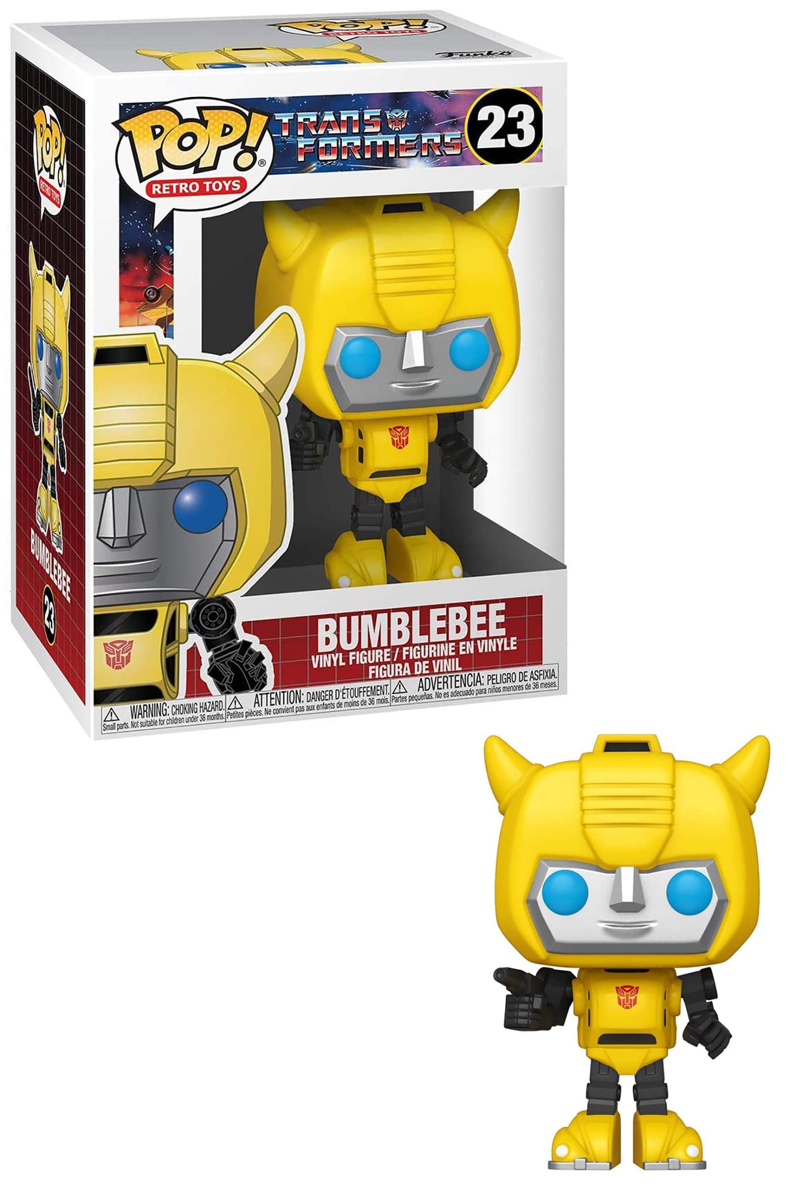 Pop! Vinyl: Transformers-Bumblebee Retro - Collectable Vinyl Figure - Gift Idea - Official Merchandise - Toys for Kids & Adults - TV Fans - Model Figure for Collectors and Display