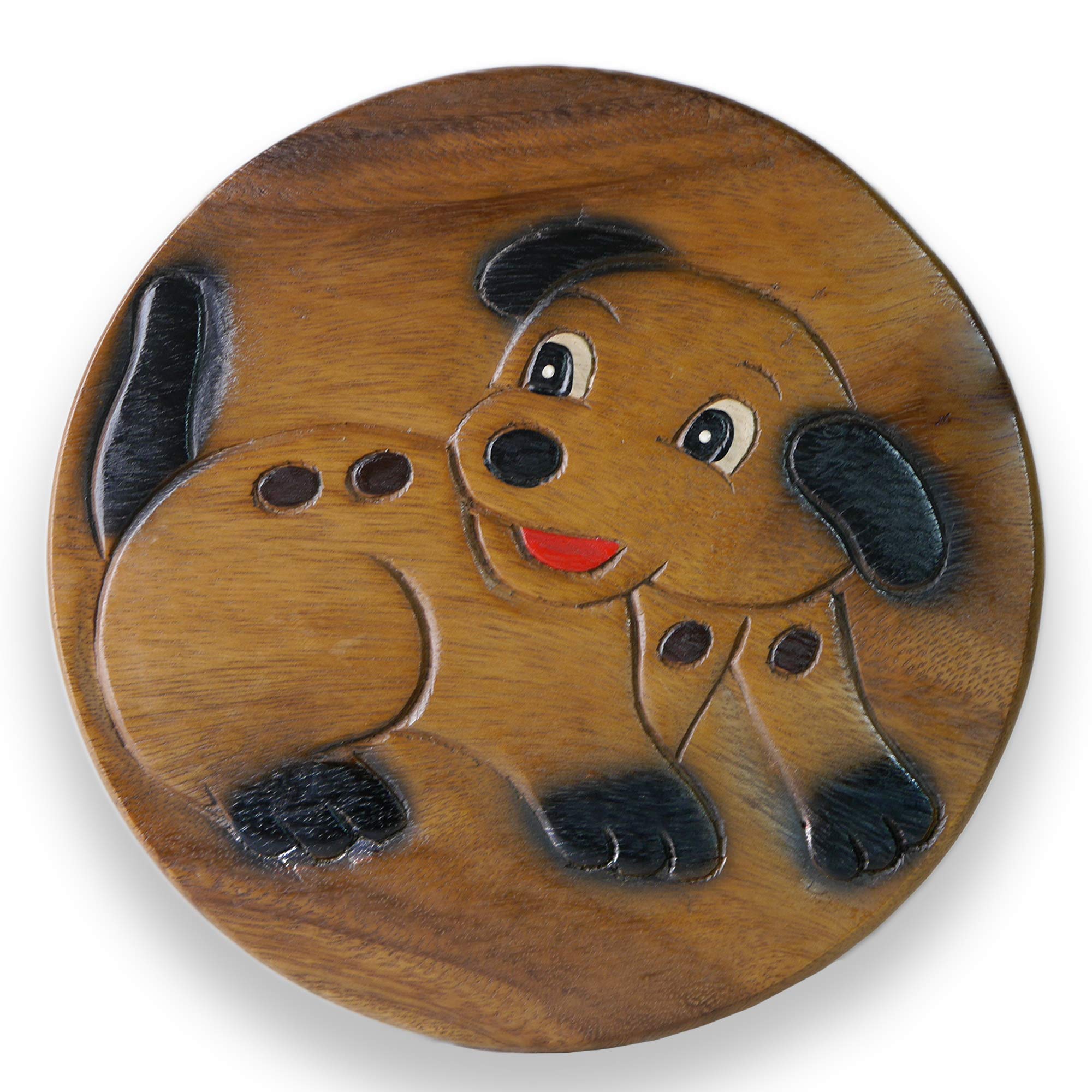 ART-CRAFT Vielseitiger Kinderhocker Holzhocker rund aus Mass