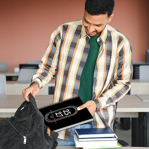 Miniatura 6 de Agenda mensual 2024-2025, calendario con cubierta de PVC flexible para el hogar, la escuela y la oficina, 7 x 9 pulgadas, enero 2024 a diciembre 2025