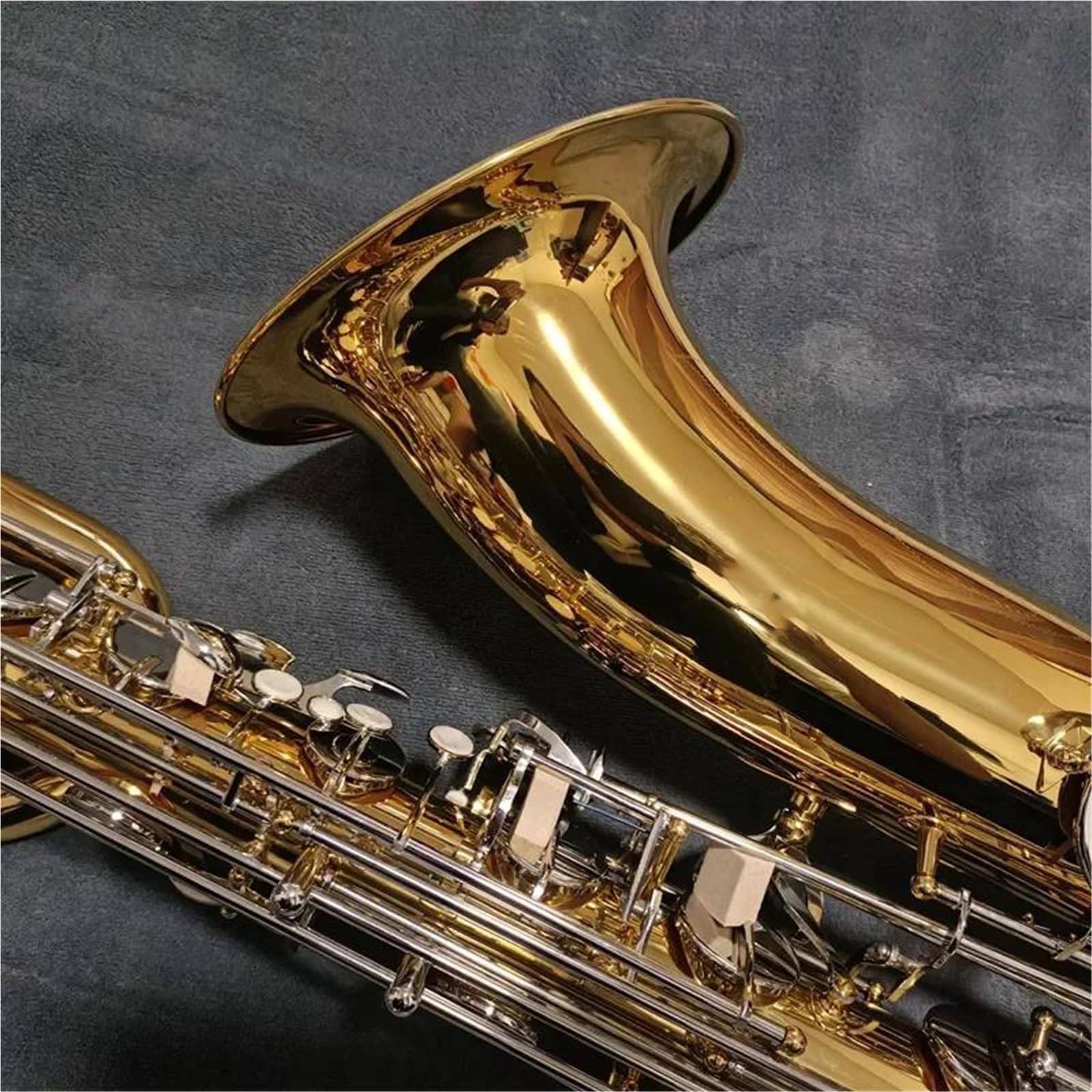 Sassofono professionale Sassofono Baritono In Mi Bemolle Strumento A Fiato Professionale Placcato In Ottone Con Custodia