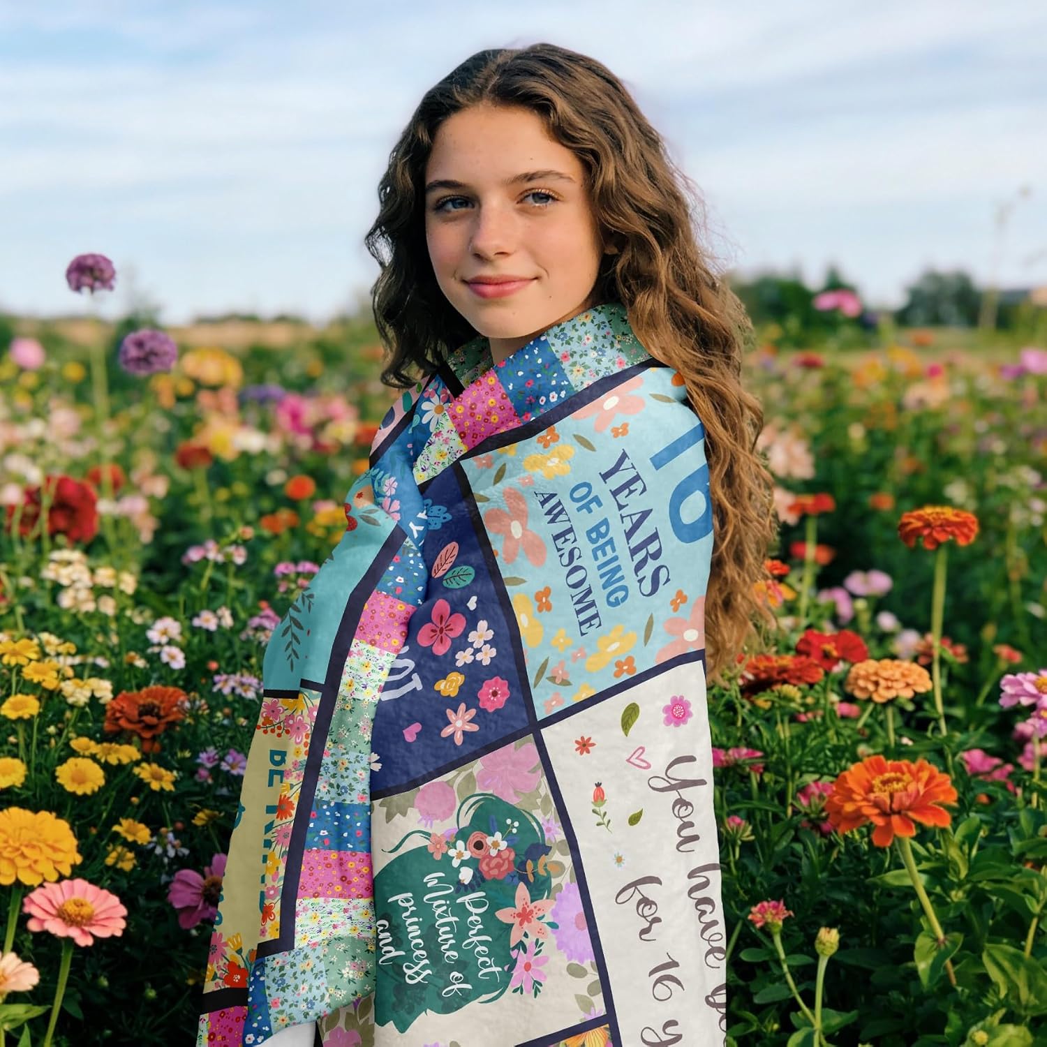 Sweet 16 Gifts for Girls, 16 Year Old Girl Gifts Blanket 60"x50"