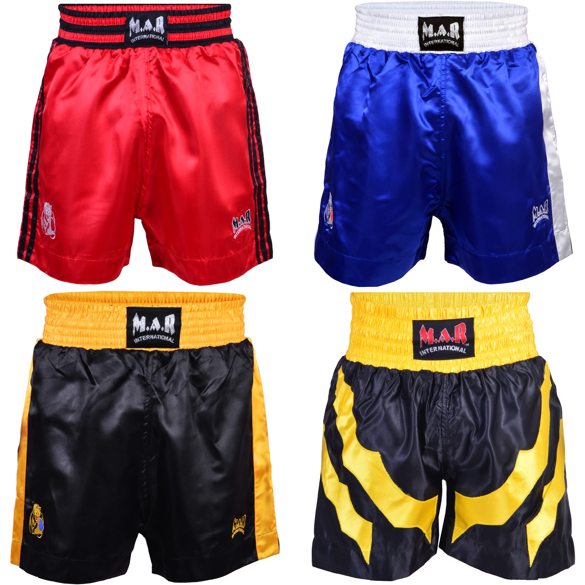 MAR INTERNATIONALMAR | Boxing Shorts for Sparring Training Boxing Shorts for Men and Woman, Mixed Martial Arts Men's Shorts Ideal for Boxing, Kickboxing, MMA, Muay Thai & More