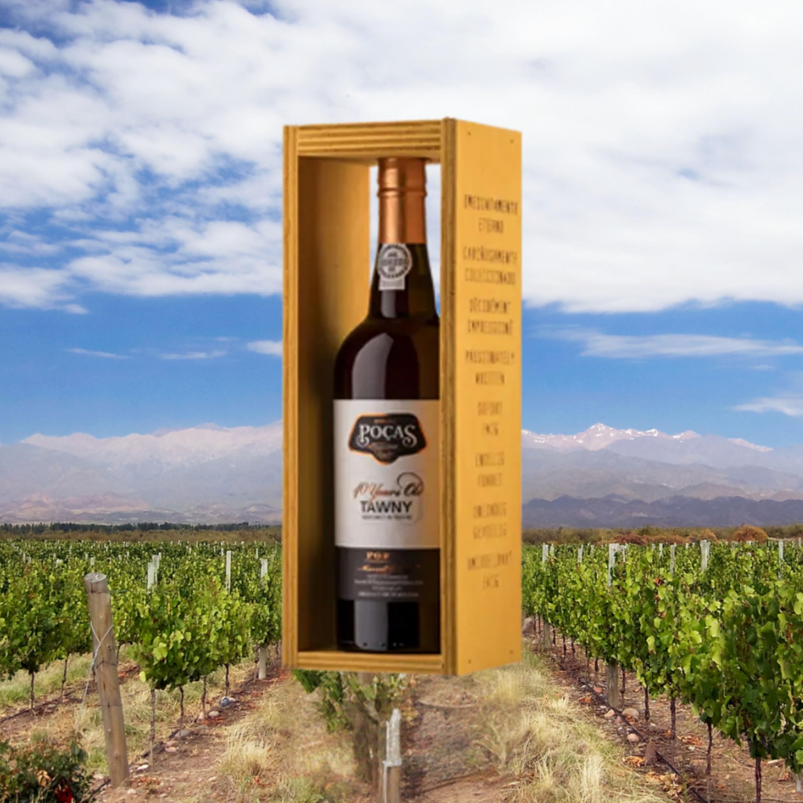 PORTO Manuel Poças | 40 YEARS OLD Tawny | ASTUCCIO IN LEGNO | 75cl - 20% Vol
