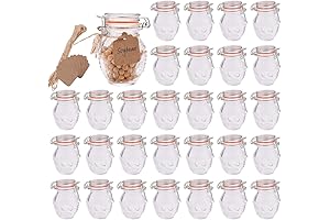 Encheng Small Vintage Spice Jars: Airtight & Leakproof Storage Solutions